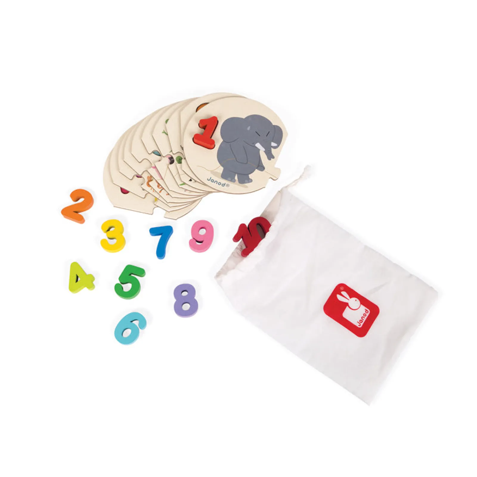 Little Helper Wooden Toys & Educational Toys | Montessori Toys & Products | Montessori Learn To Count Puzzle | Learning ABCs and 123s | Educational Activity Toys | 3 years+