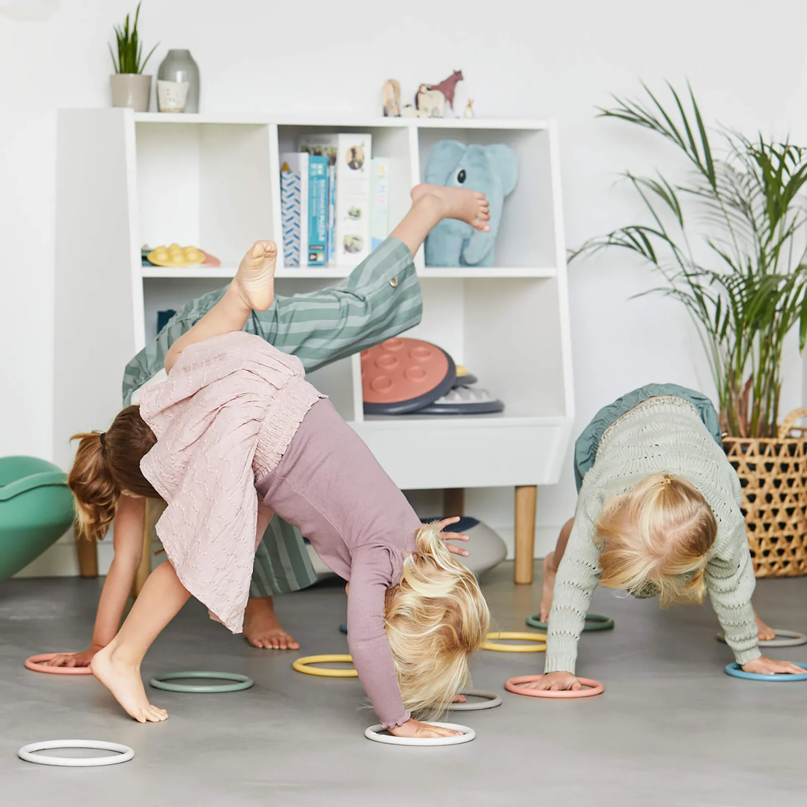 Little Helper Activity Toys | Montessori Scandi-inspired Activity Rings | Nordic Range | Set of 6