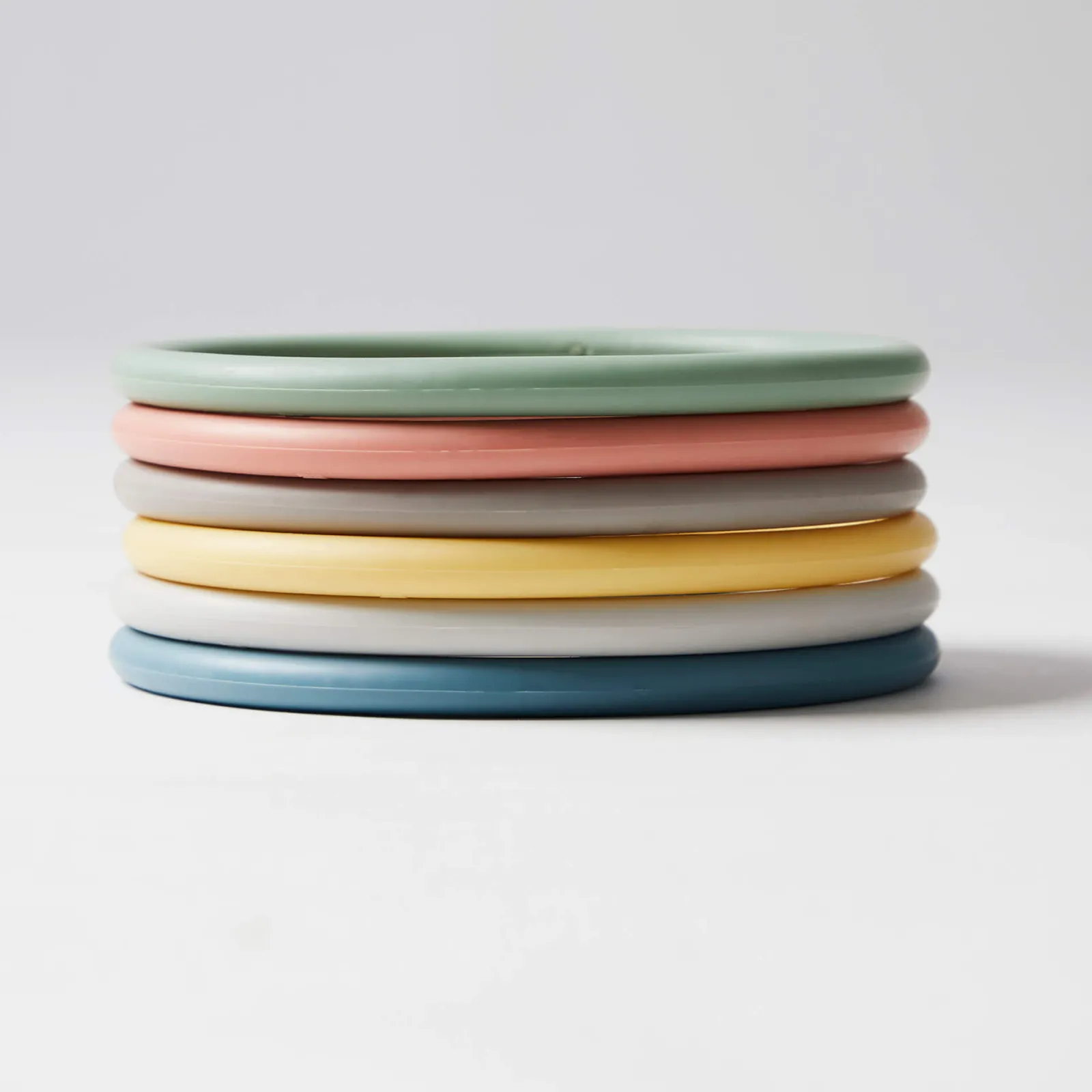Little Helper Activity Toys | Montessori Scandi-inspired Activity Rings | Nordic Range | Set of 6