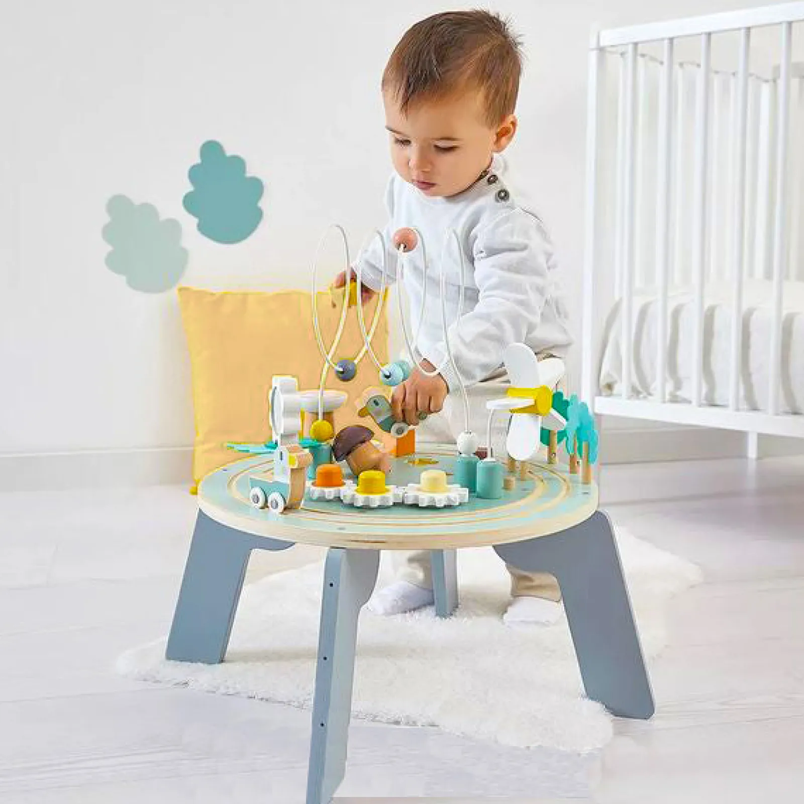 Little Helper Wooden Toys & Educational Toys | Montessori Toys & Products | Montessori Toy | Activity Table | Sensory Table for Toddlers | 12m+