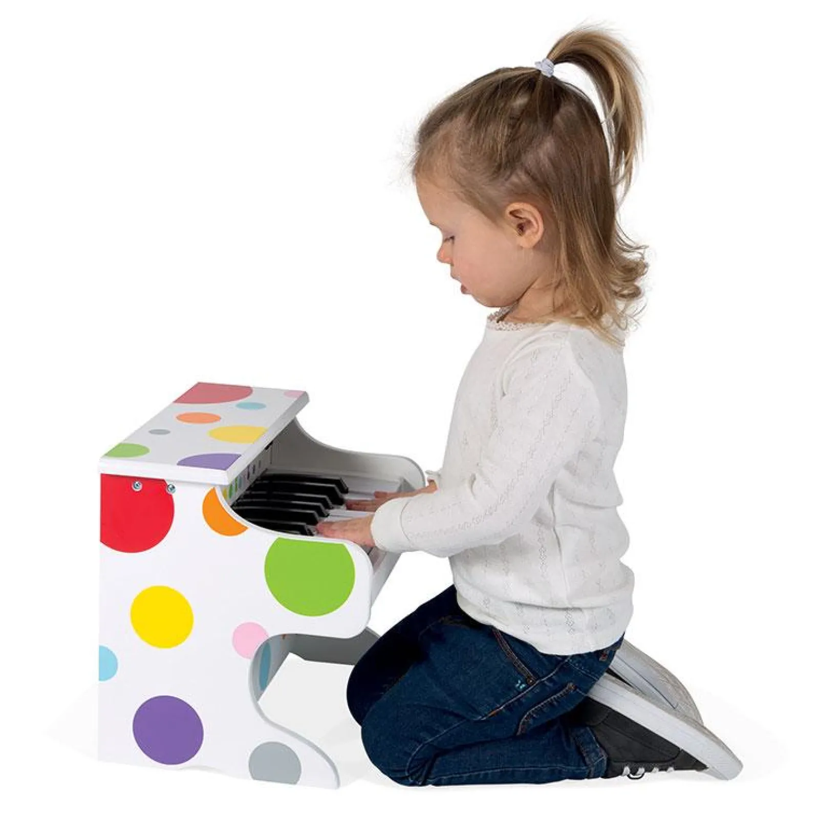 Little Helper Wooden Toys & Educational Toys | Baby Gifts | Montessori Toy | Confetti My First Electronic Piano | Understanding Music