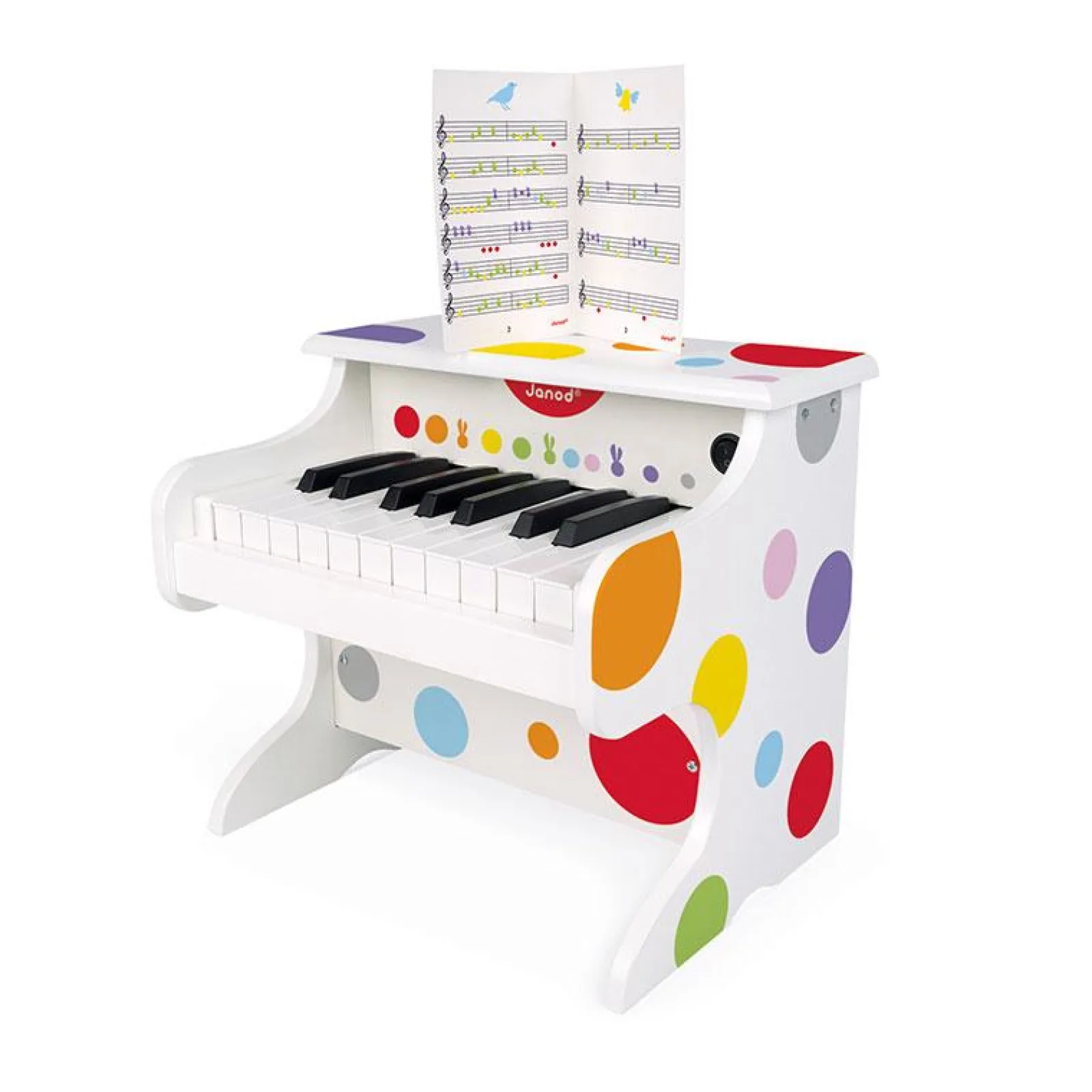 Little Helper Wooden Toys & Educational Toys | Baby Gifts | Montessori Toy | Confetti My First Electronic Piano | Understanding Music