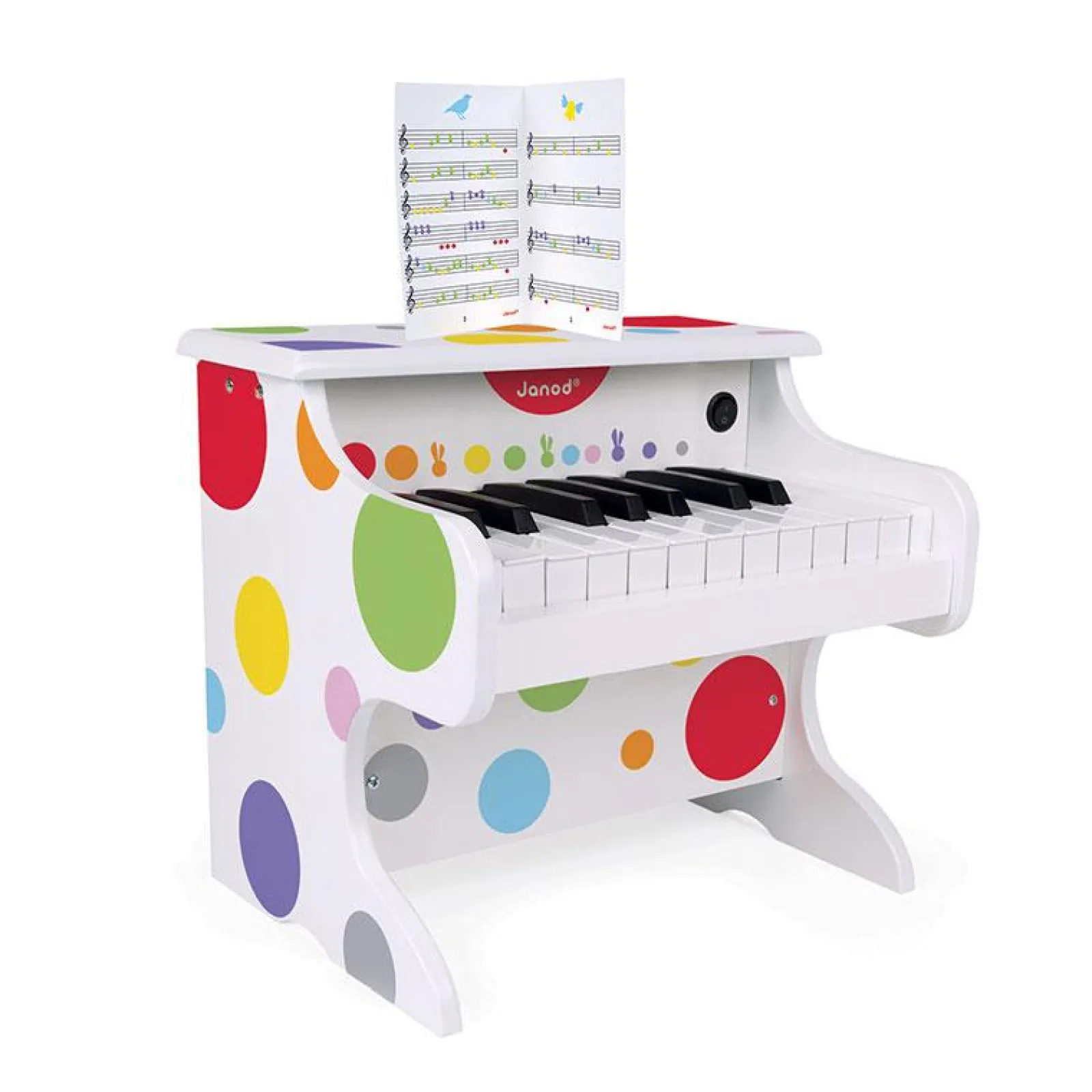 Little Helper Wooden Toys & Educational Toys | Baby Gifts | Montessori Toy | Confetti My First Electronic Piano | Understanding Music