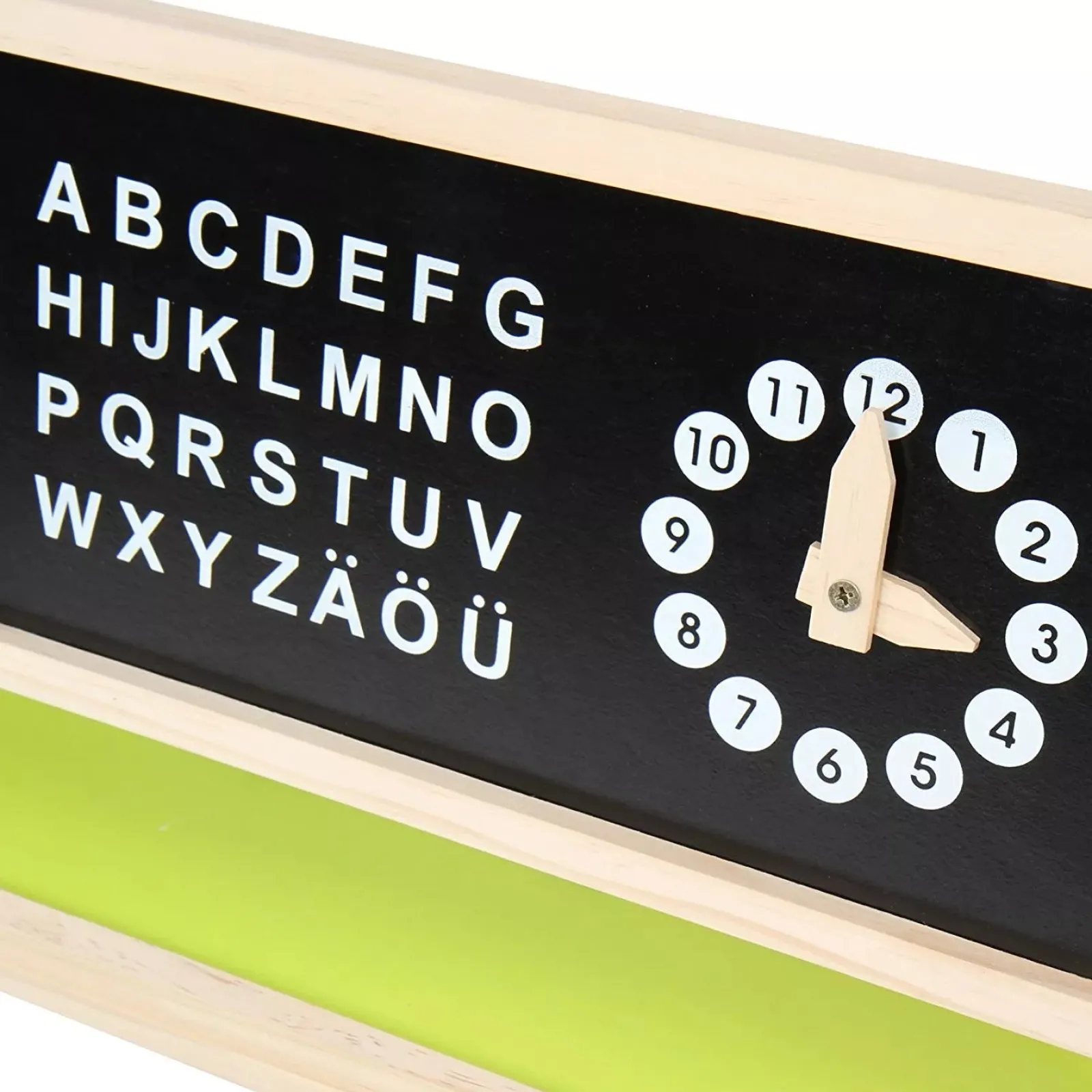 Little Helper Kids Arts & Crafts & Accessories | Easels & Accessories | Montessori Wooden Easel | Magnetic Whiteboard & Blackboard with Clock & Paper Roll | 3 Years+