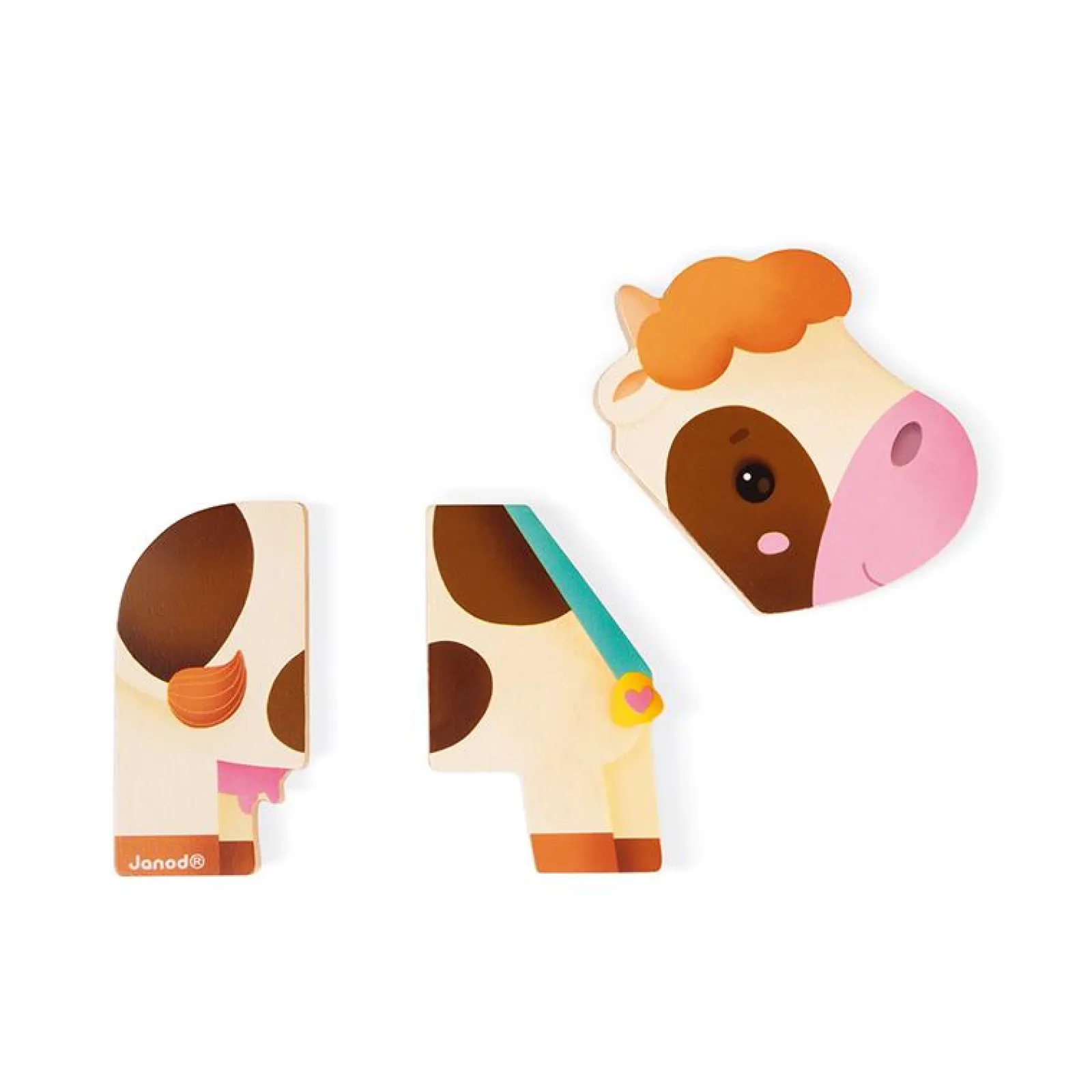 Little Helper Wooden Toys & Educational Toys | Baby Gifts | Montessori Wooden Toy | Funny Farm Animal Magnets Set | Puzzles & Games