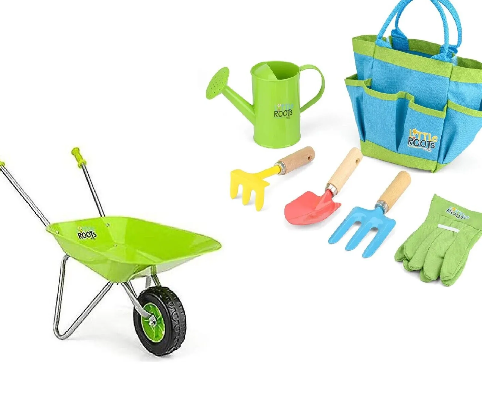 Little Helper Sand & Water Table & Sandpits & Mud Kitchens | Montessori Toys & Products | Multi Set Montessori Garden Toy Kit with Wheelbarrow & Tool Kit | Outdoor Kids Toys for Sand Pit | 3 years+