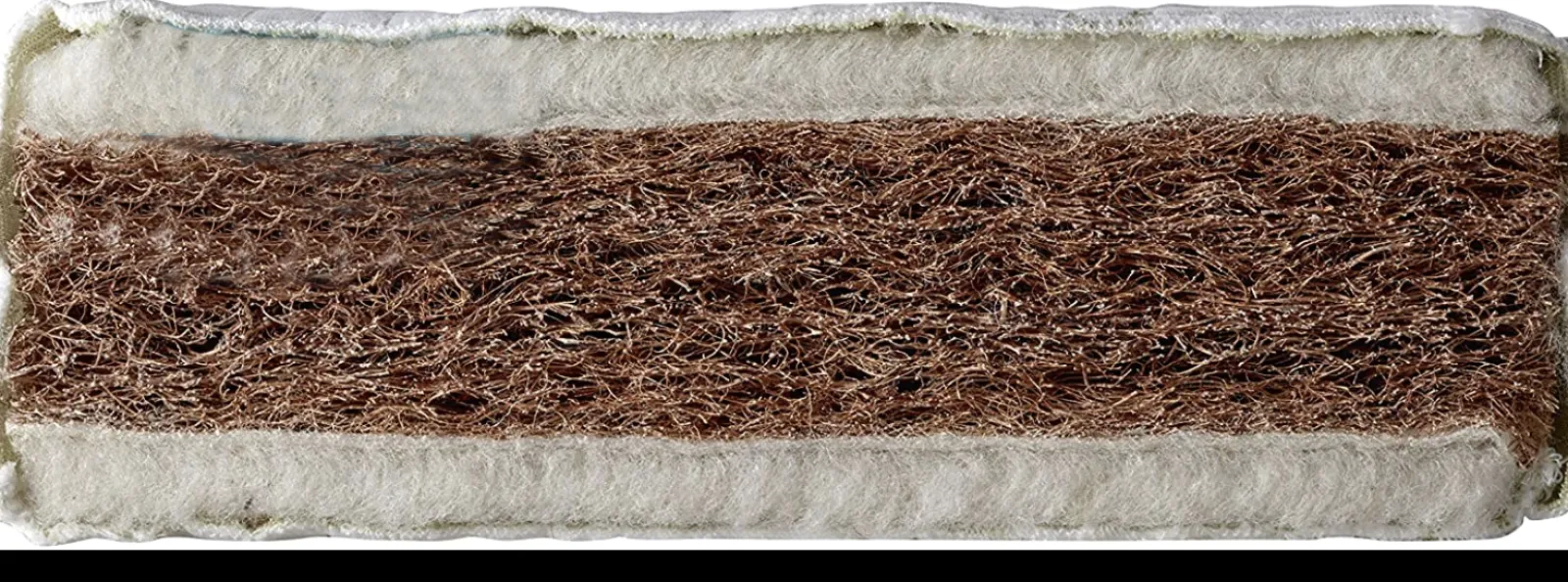 Little Helper Mattresses - Crib & Cot & Cot Beds | 100% Natural, Chemical-Free Cot Mattress with Washable Bamboo Cover | Natural coir and wool filling | 120 X 60cm