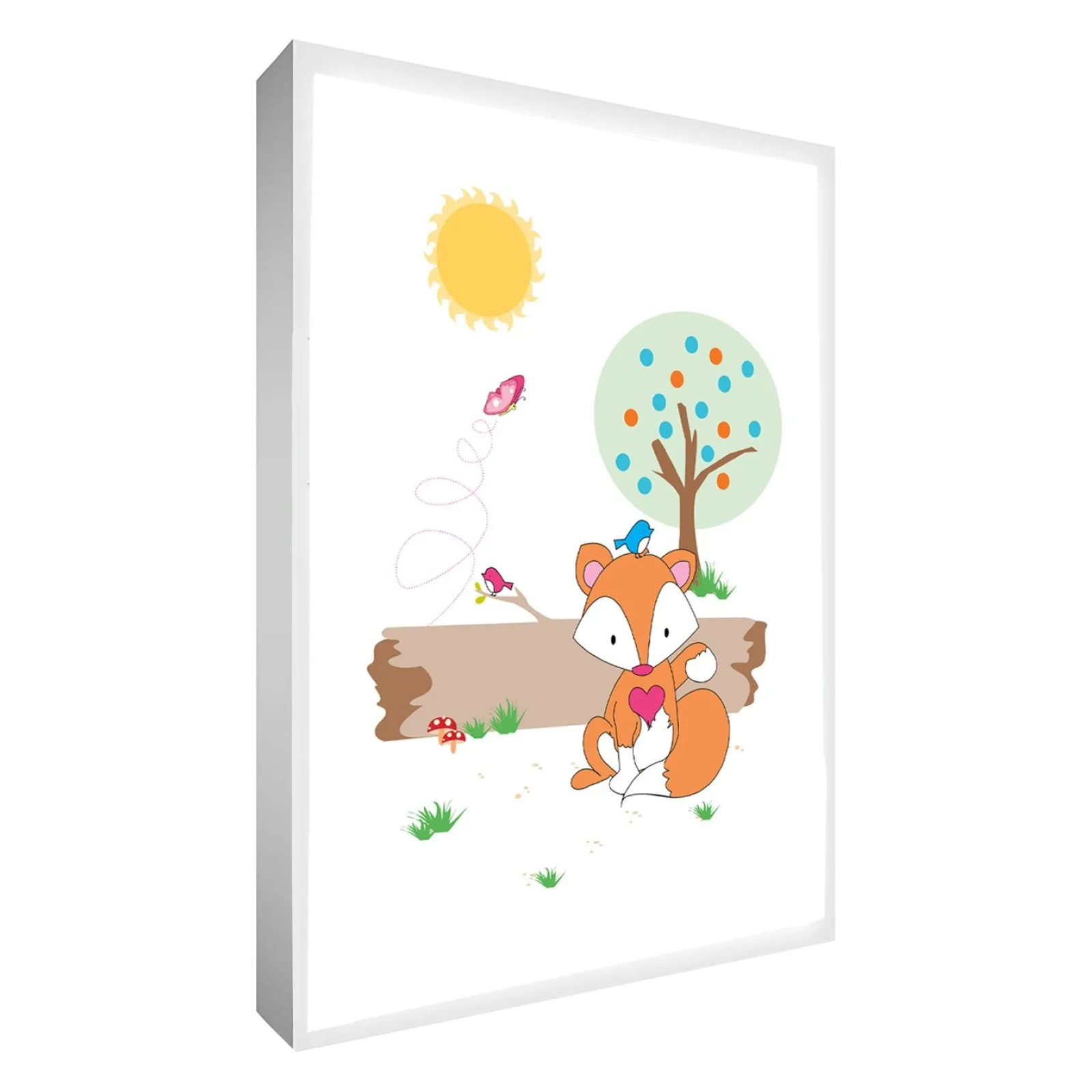 Little Helper Baby Gifts | Nursery Wall Art | Nursery Prints | Nursery Canvas - Freddy the Fox
