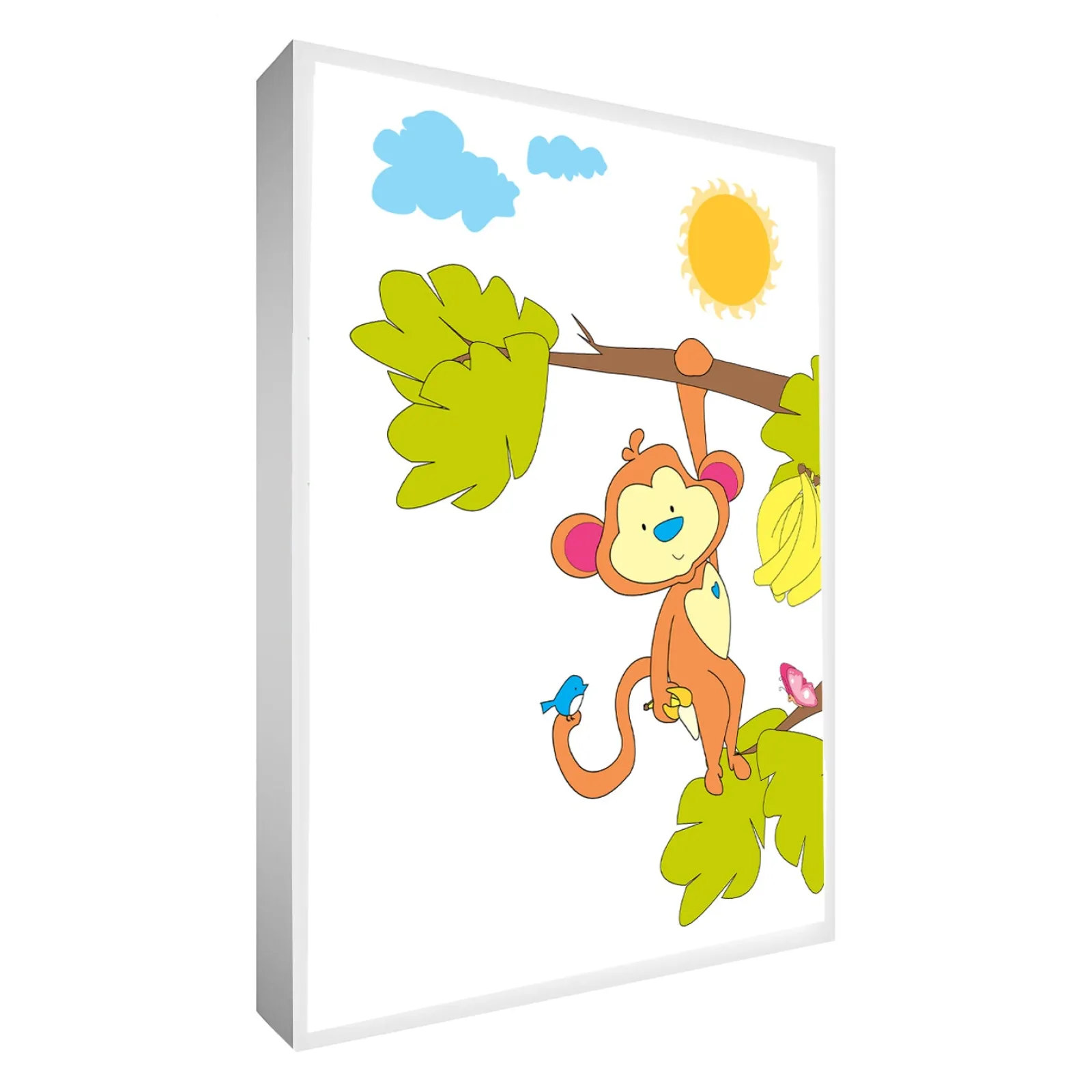 Little Helper Baby Gifts | Nursery Wall Art | Nursery Prints | Nursery Canvas - Marvin the Monkey
