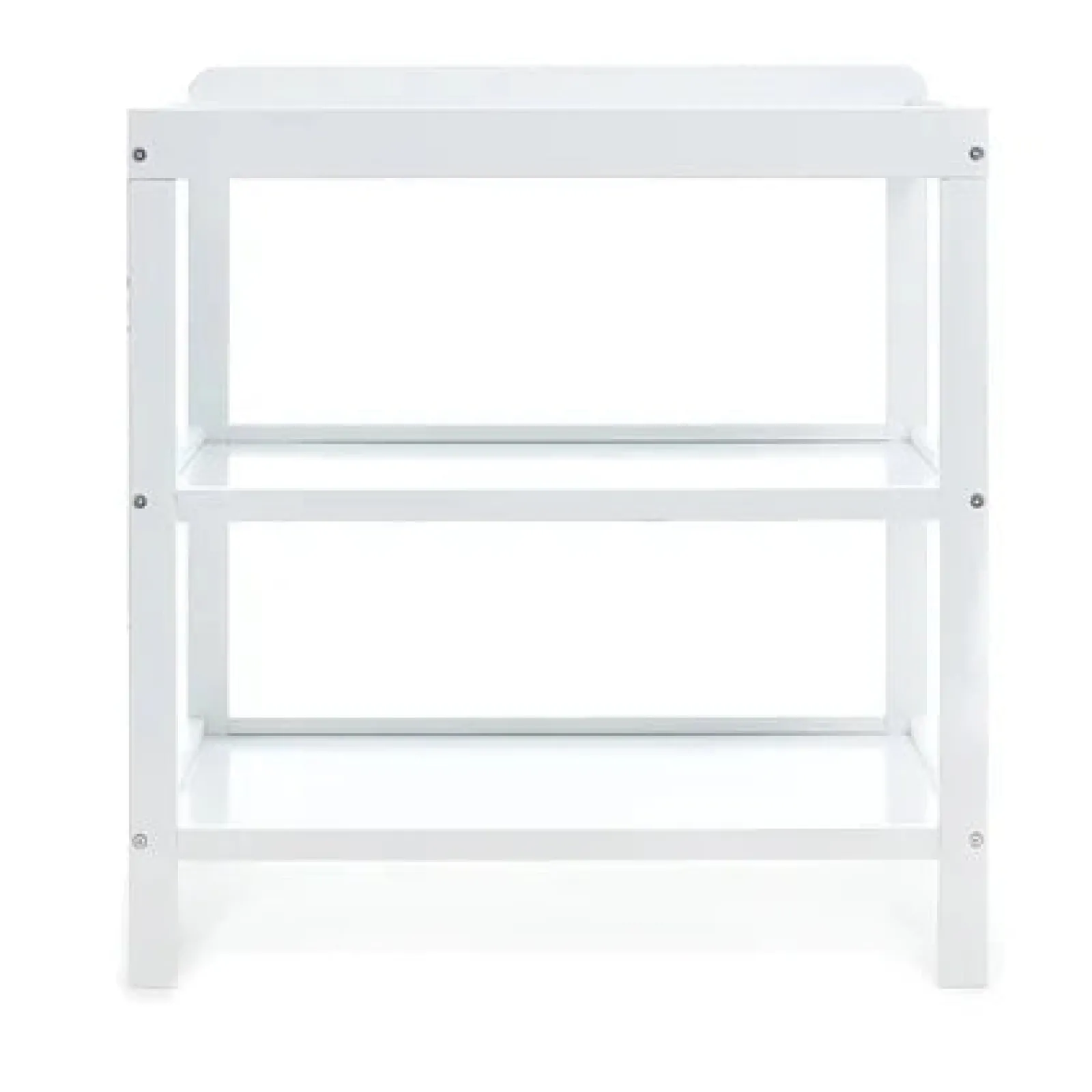 Little Helper Changing Units & Changing Tables & Dressers | Pebbles 2 Tier Open Baby Changing Unit for Baby's Nursery | Warm Grey