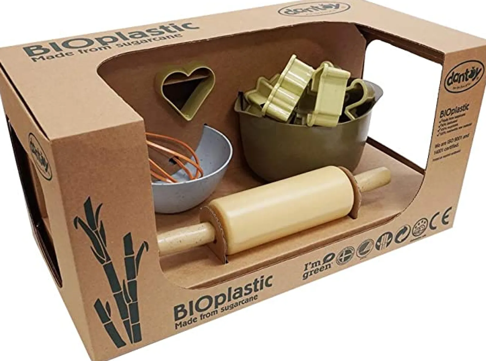Little Helper Role Play Toys & Pretend Play | Montessori Toys & Products | 11 Piece 100% Recyclable Bio-Plastic Baking Set | Eco-Conscious | Montessori Learning | 2Years+
