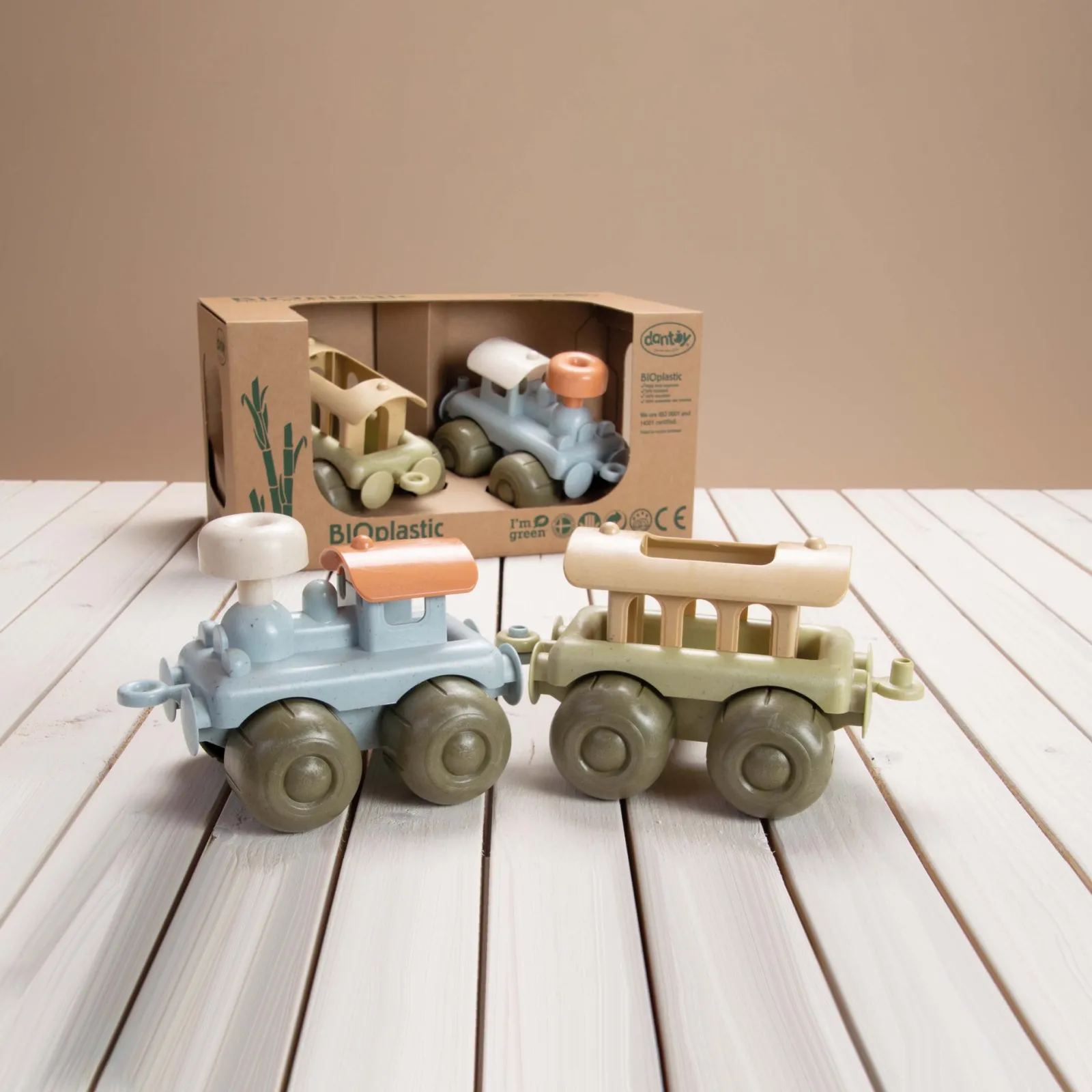 Little Helper Role Play Toys & Pretend Play | 2 Piece 100% Recyclable Bio-Plastic Train Set | Indoor and Outdoor Play