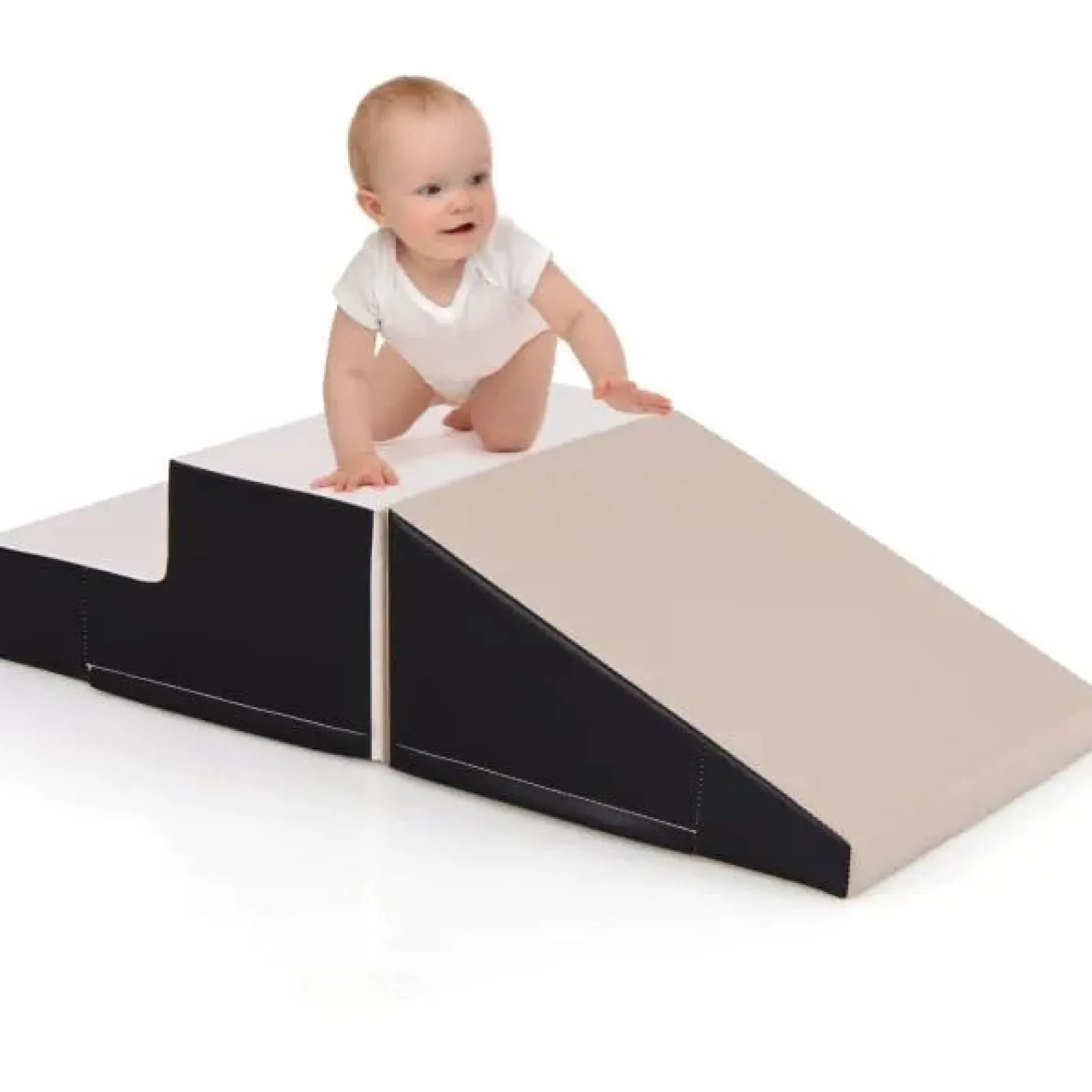 Little Helper Swing & Slide Sets & Garden Play & Trampolines | Kids Climbing Frames & Activity Toys | 2-Piece Step and Slide Climber for Infants and Toddlers | Soft Play