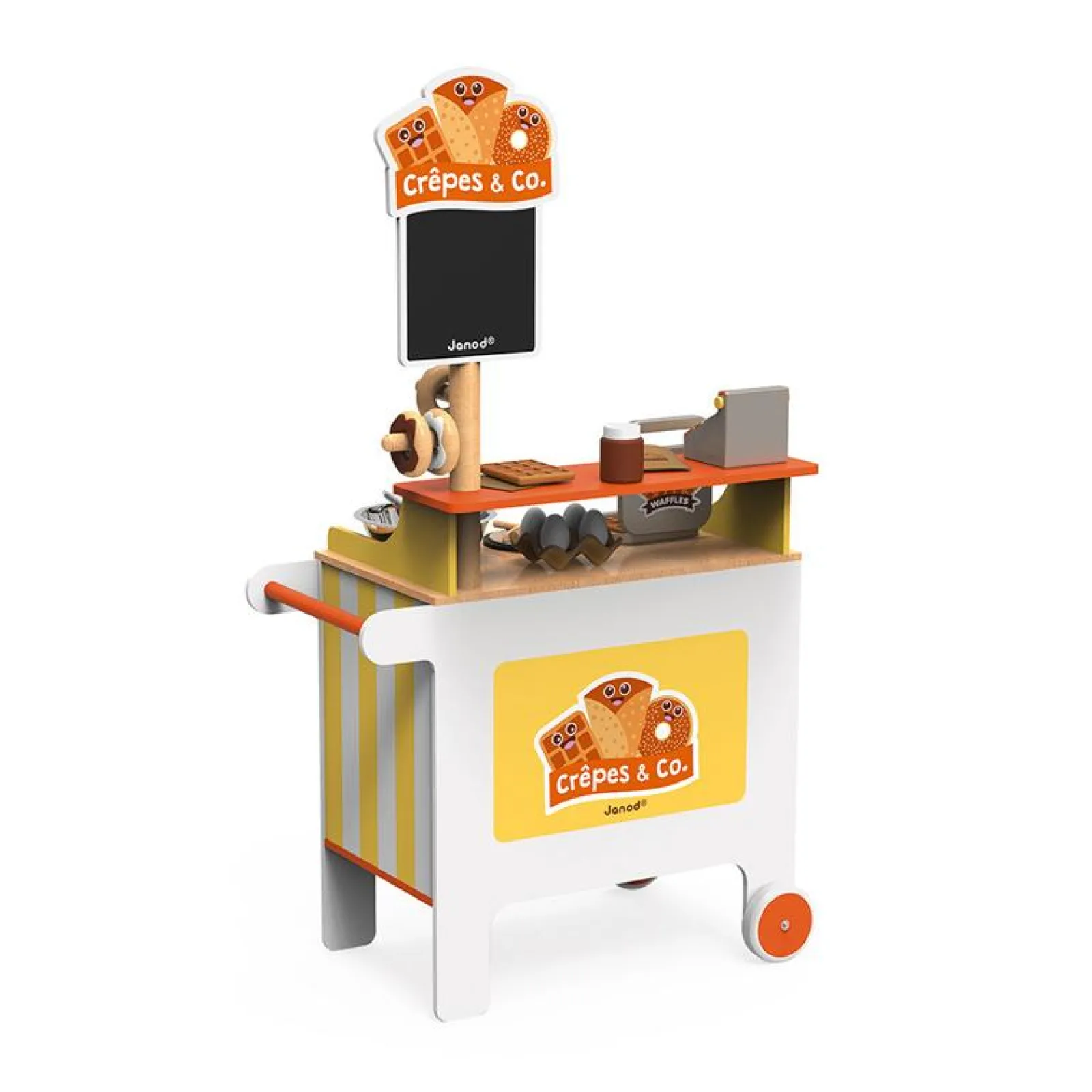 Little Helper Wooden Toys & Educational Toys | Role Play Toys & Pretend Play | Preschool Toys | Crepes & Co Wafle House | Role Play Toys