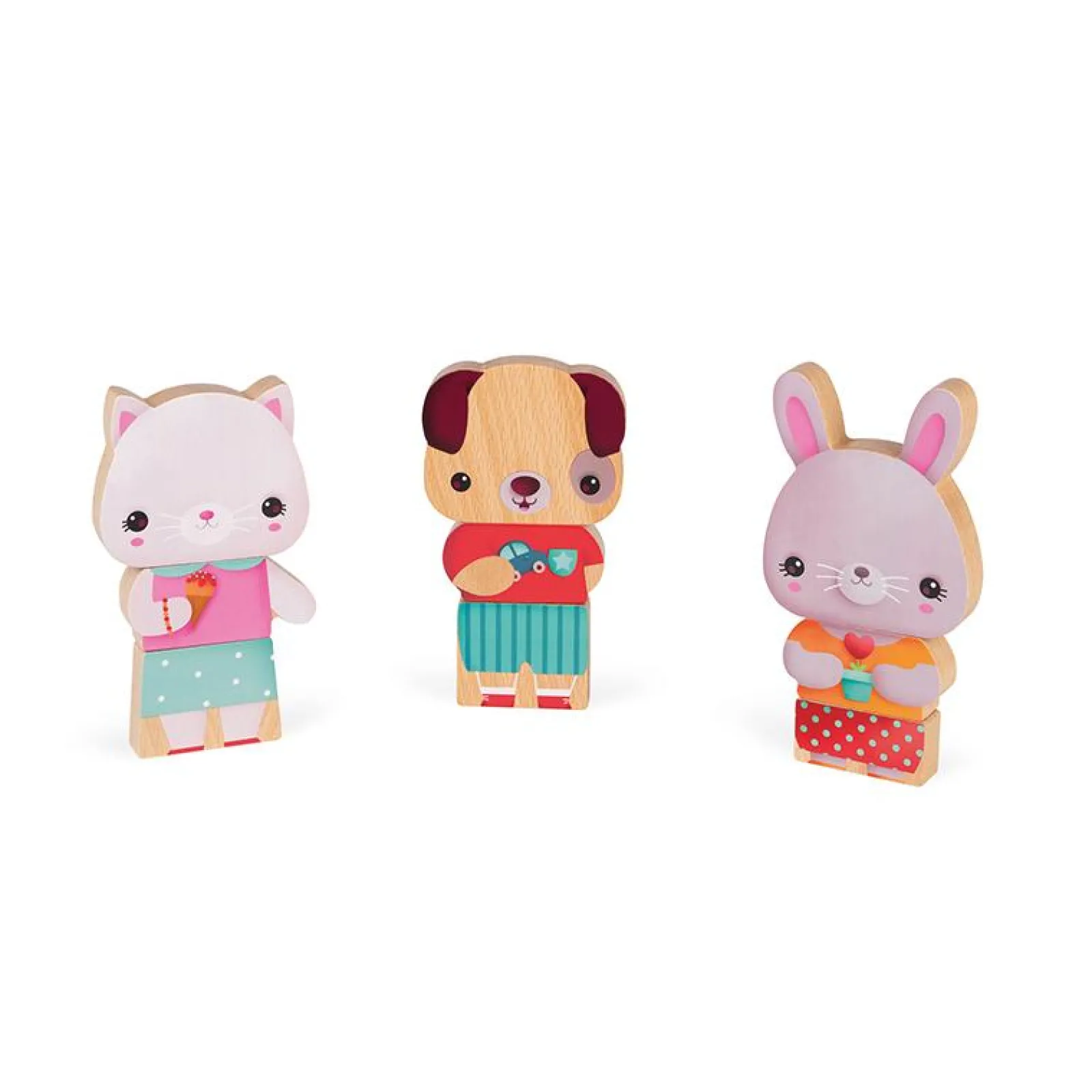 Little Helper Wooden Toys & Educational Toys | Baby Gifts | Preschool Toys | Funny Magnets Pets | Puzzles & Games