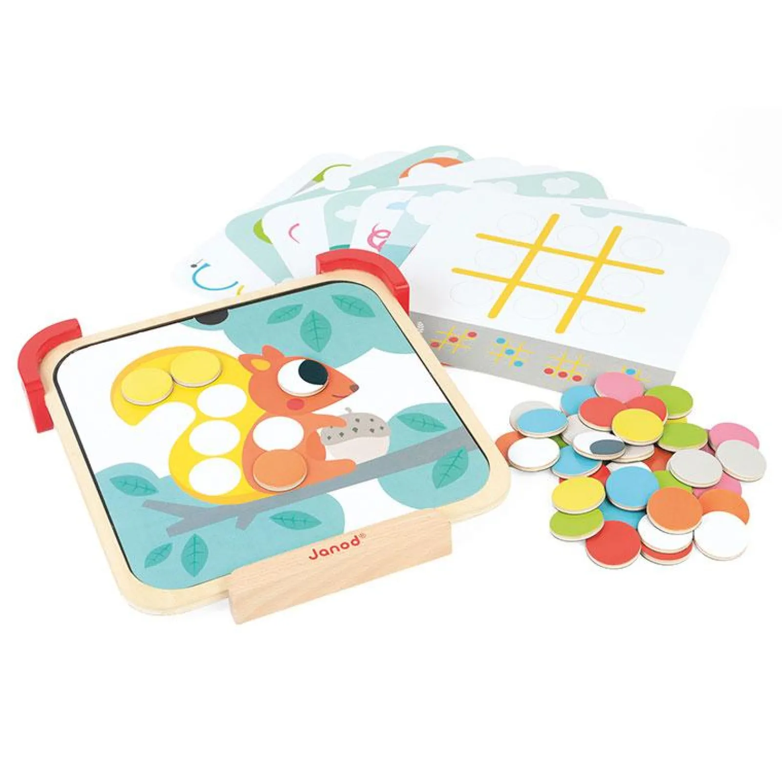 Little Helper Wooden Toys & Educational Toys | Baby Gifts | Preschool Toys | I am Learning Colours - Magnetic Chips | Puzzles & Games