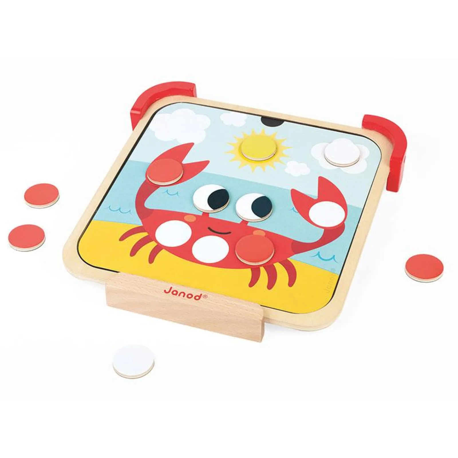 Little Helper Wooden Toys & Educational Toys | Baby Gifts | Preschool Toys | I am Learning Colours - Magnetic Chips | Puzzles & Games
