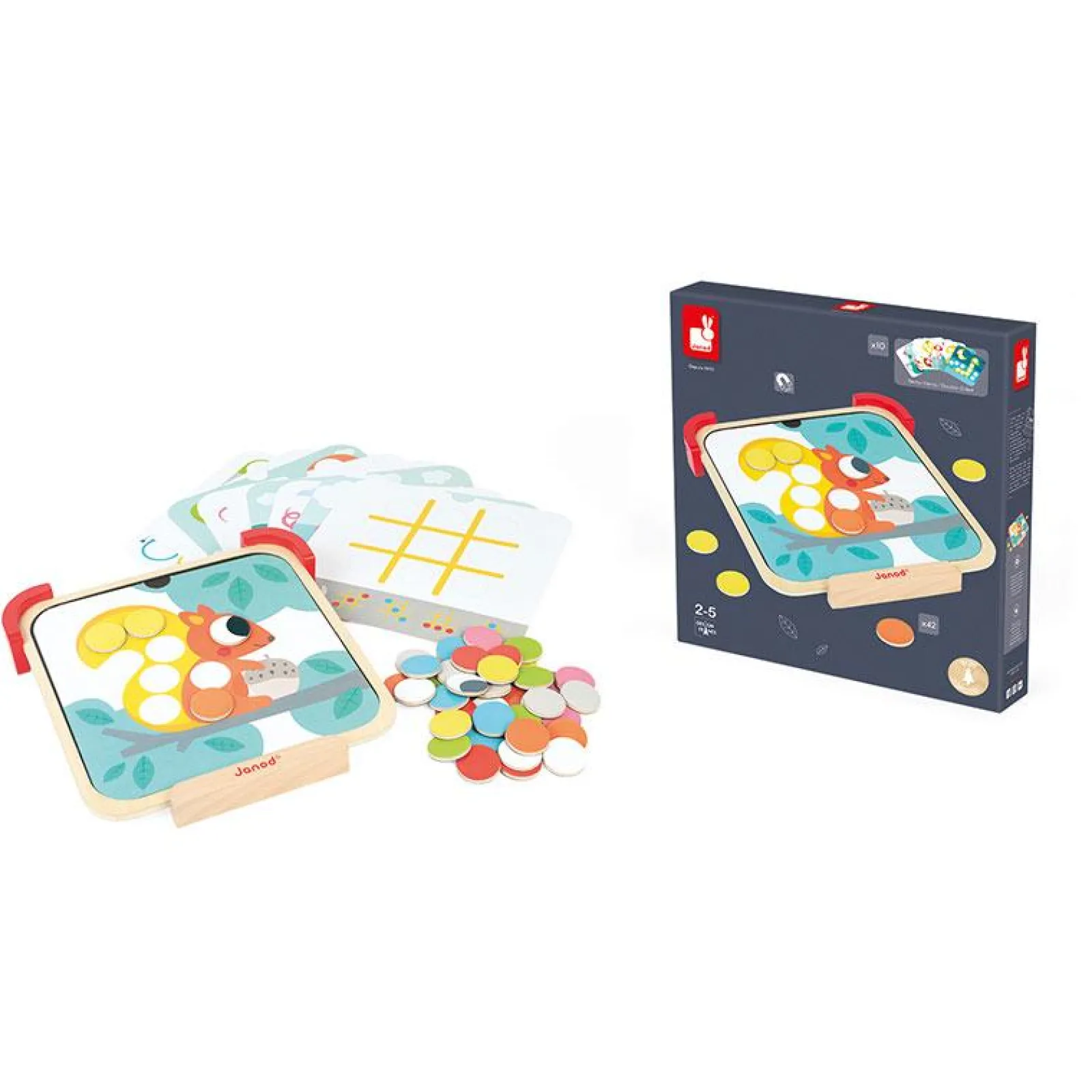 Little Helper Wooden Toys & Educational Toys | Baby Gifts | Preschool Toys | I am Learning Colours - Magnetic Chips | Puzzles & Games