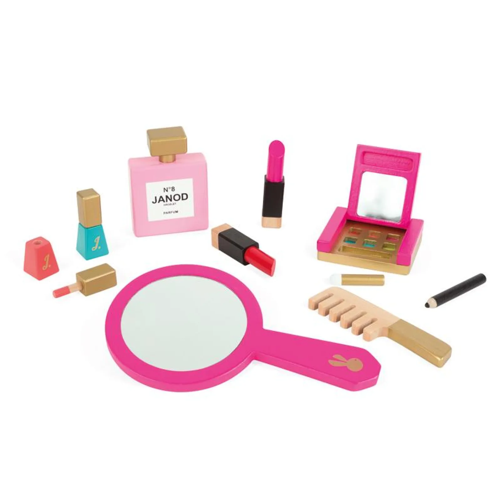 Little Helper Wooden Toys & Educational Toys | Role Play Toys & Pretend Play | Preschool Toys | Little Miss Vanity Case 10pc | Role Play Toys