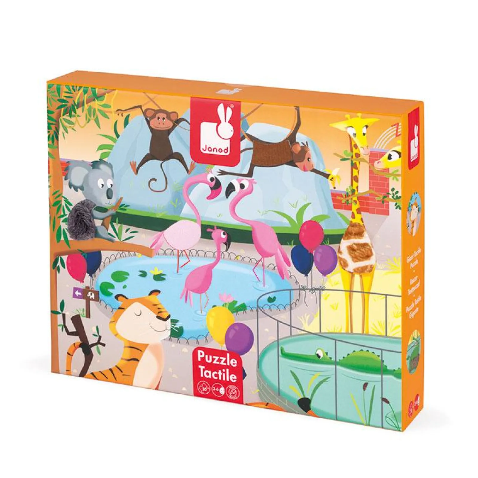 Little Helper Wooden Toys & Educational Toys | Baby Gifts | Preschool Toys | Tactile Puzzle A Day At The Zoo | Puzzles & Games