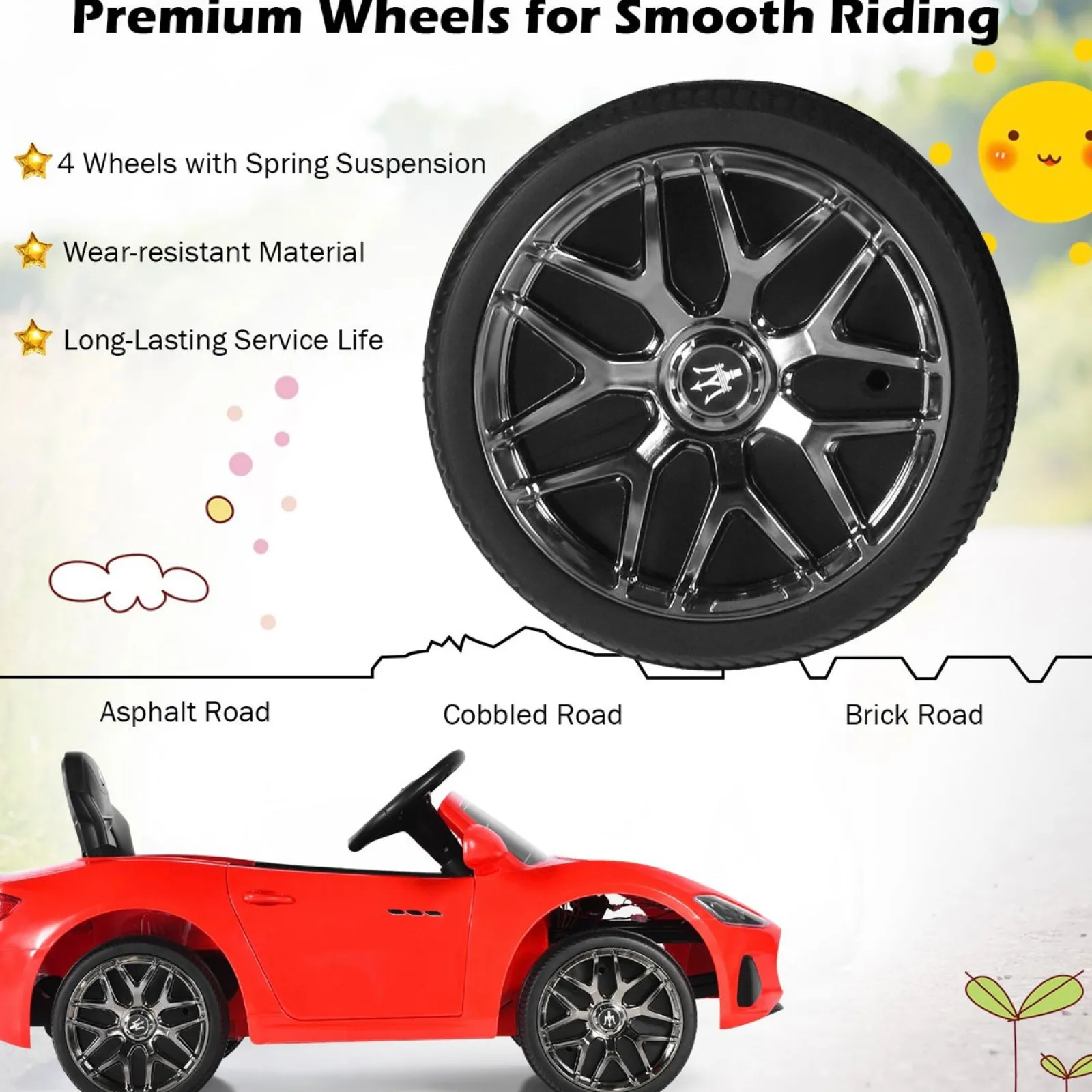 Little Helper Ride On Toys | Ride On Electric Toy Car | 12V | Remote Control with LED Lights | Horn | Radio & Music | 3 Colour Options