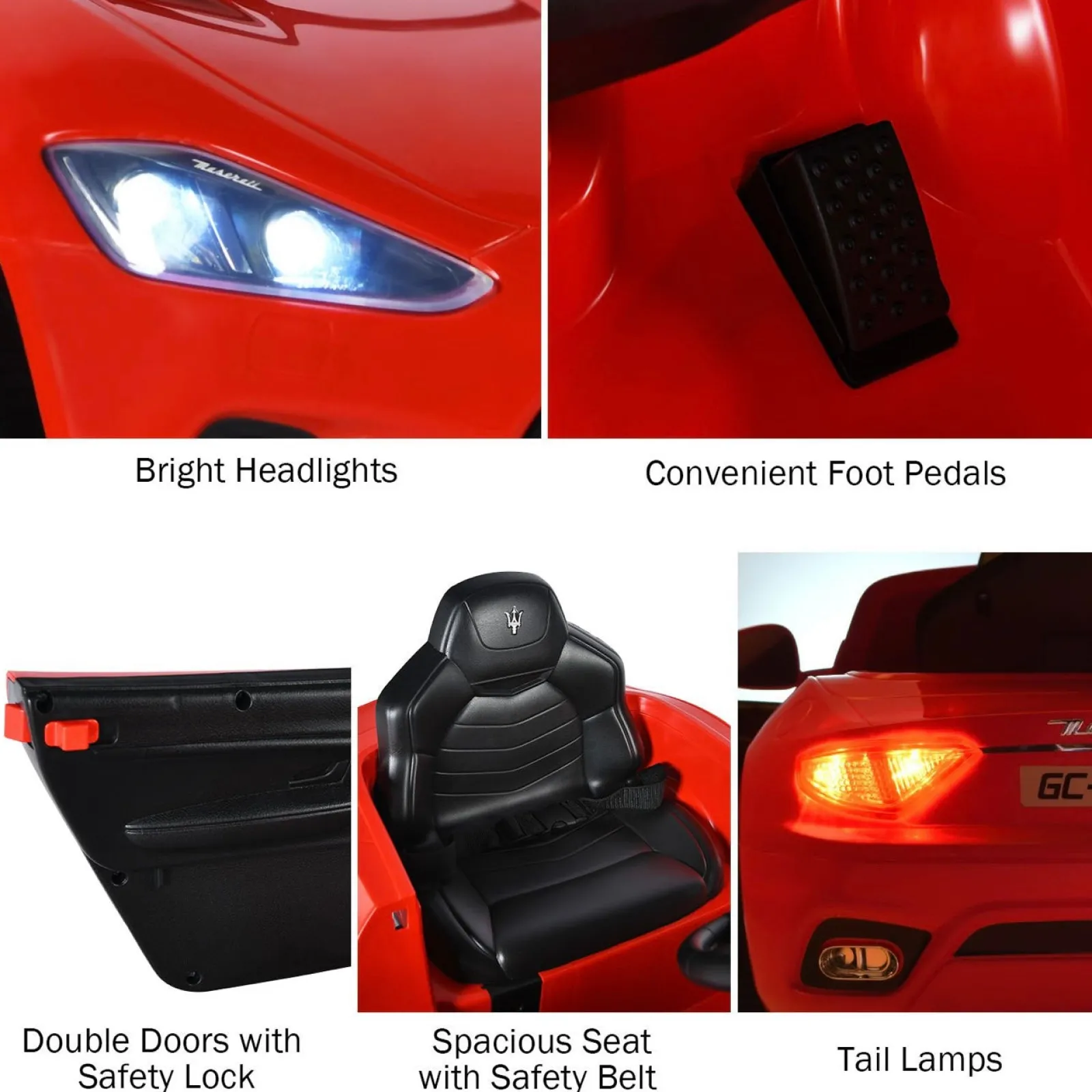 Little Helper Ride On Toys | Ride On Electric Toy Car | 12V | Remote Control with LED Lights | Horn | Radio & Music | 3 Colour Options