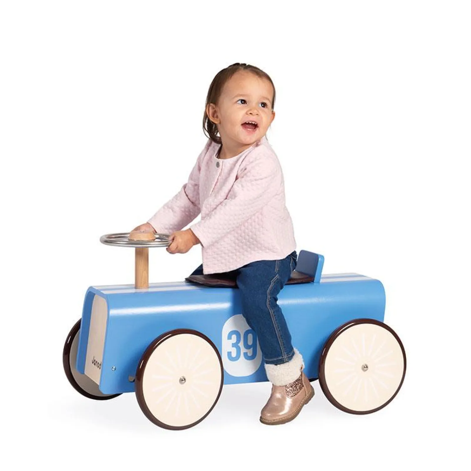 Little Helper Balance Bikes & Kids Scooters & Kids Bikes | Wooden Toys & Educational Toys | Rockers, Ride Ons & Bikes | Car Ride-On | Blue Vintage Ride On | 24m+