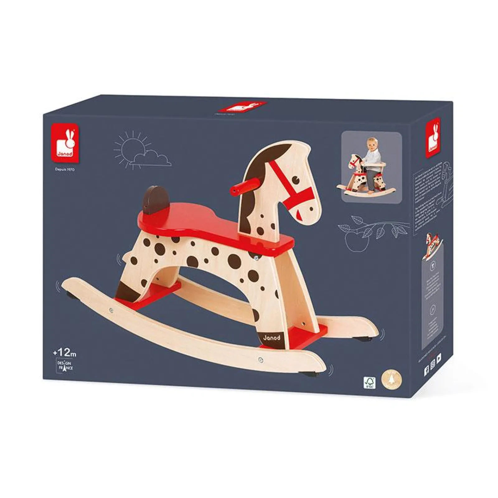 Little Helper Wooden Toys & Educational Toys | Rocking Horses | Rockers, Ride Ons & Bikes | Caramel Rocking Horse | Rocking Horses