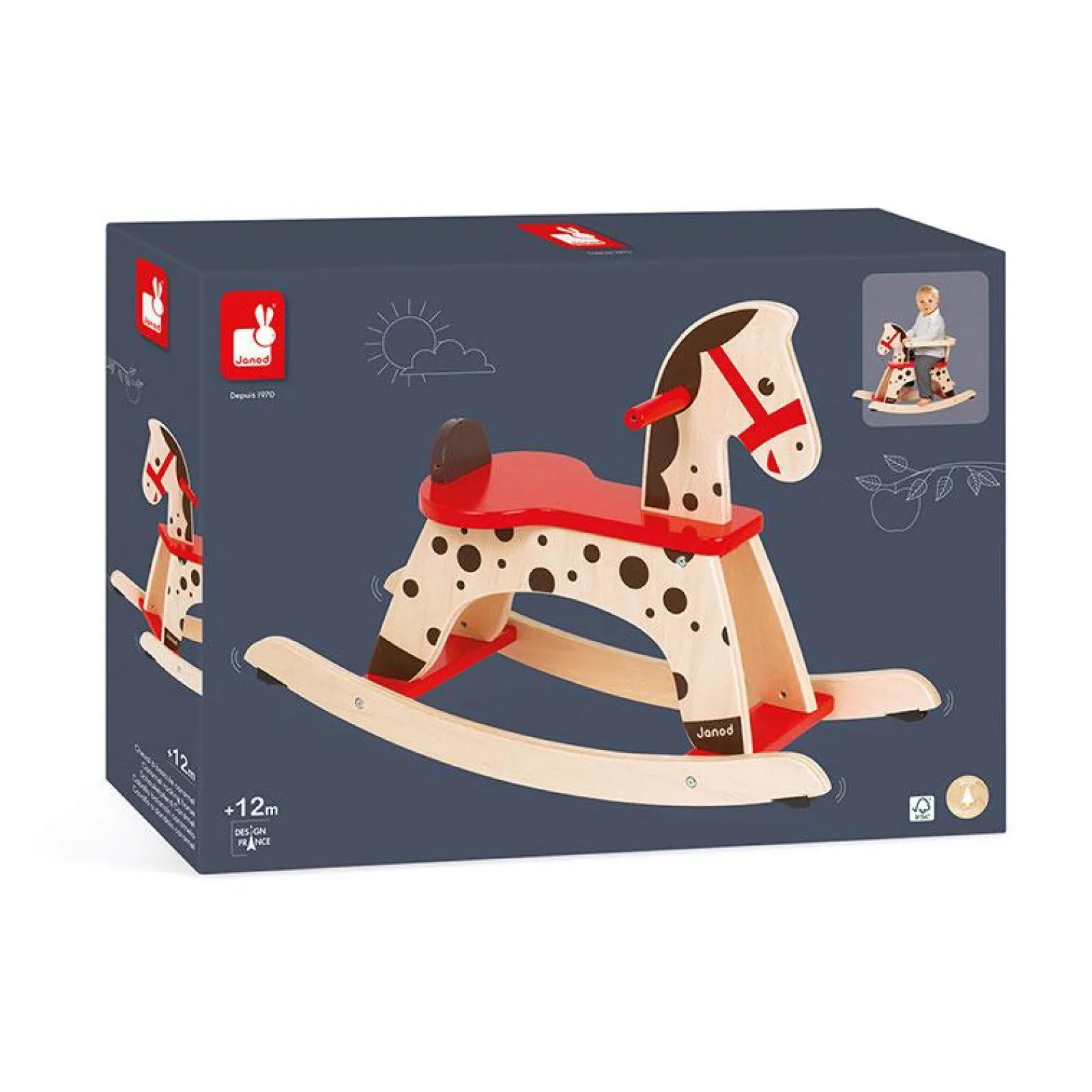 Little Helper Wooden Toys & Educational Toys | Rocking Horses | Rockers, Ride Ons & Bikes | Caramel Rocking Horse | Rocking Horses