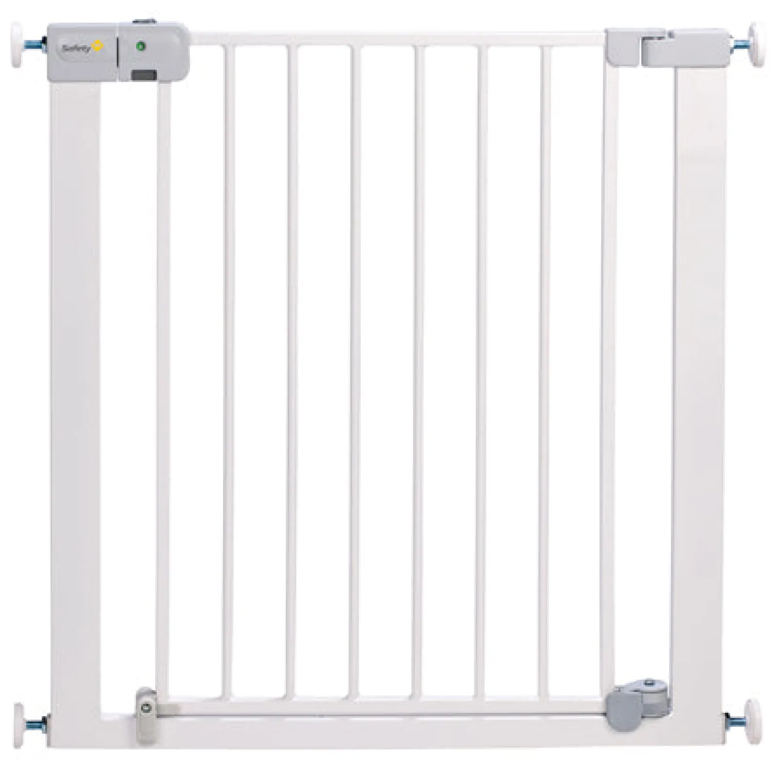 Little Helper Stair Gates & Baby Gates | Stair Gates & Baby Gates | Safety 1st Metal Stair Gate | Auto Close | White Stair Gate (73-80cm)