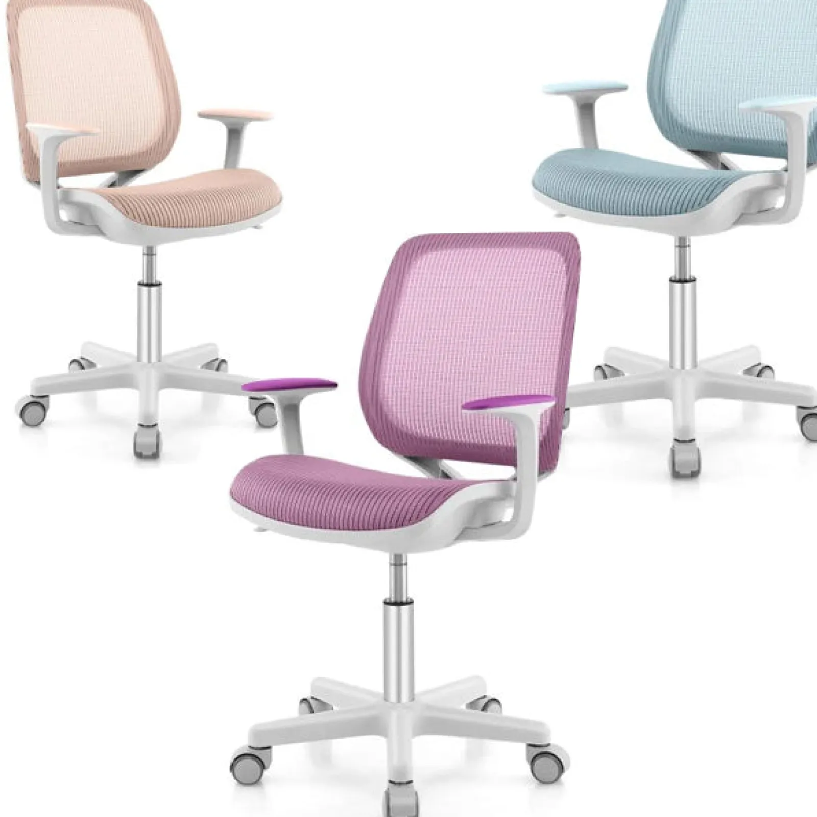Little Helper Chairs & Stools | Spine Supporting & Breathable Height Adjustable Ergonomic Childrens Desk Chair | Childrens Office Chair | 6-15 Years