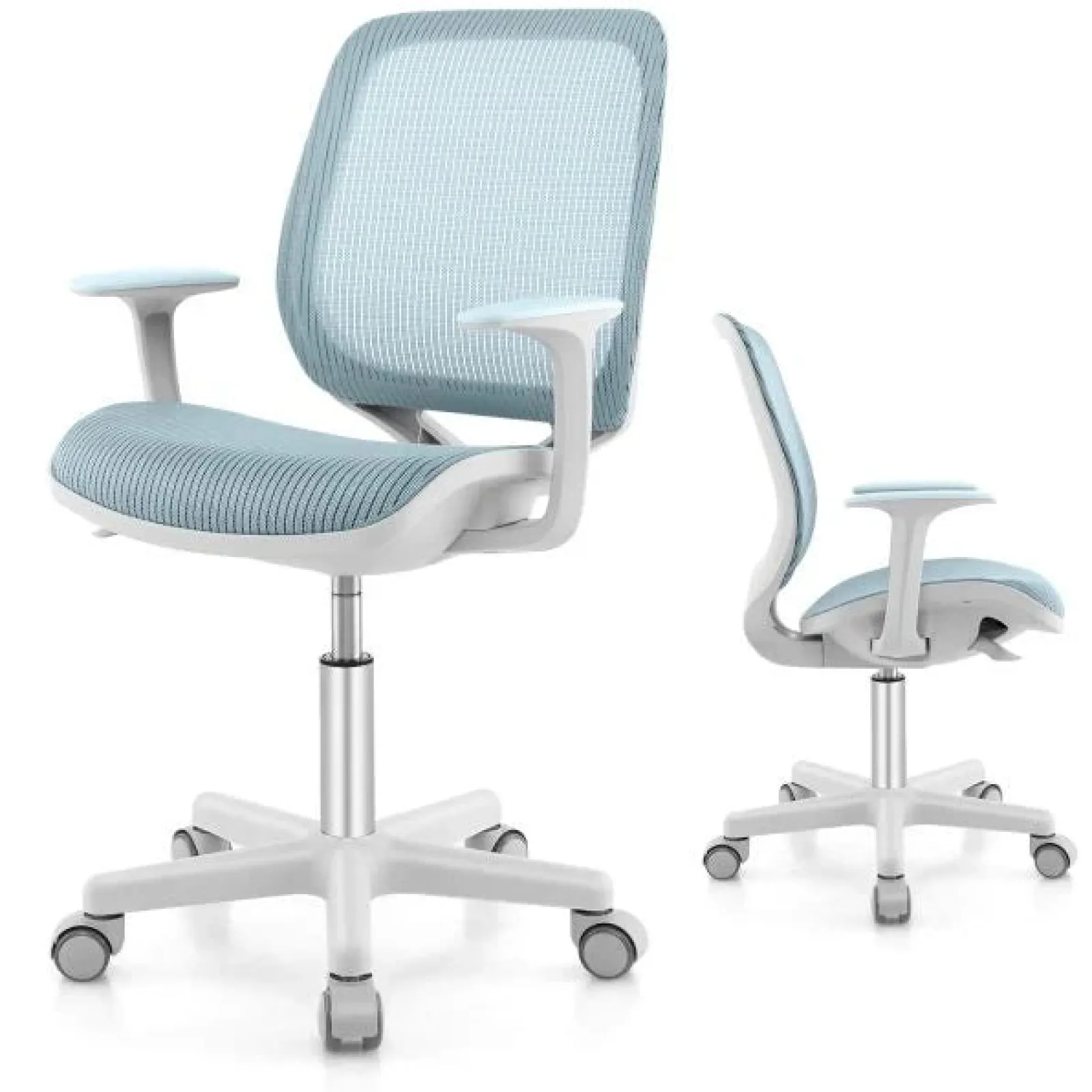 Little Helper Chairs & Stools | Spine Supporting & Breathable Height Adjustable Ergonomic Childrens Desk Chair | Childrens Office Chair | 6-15 Years