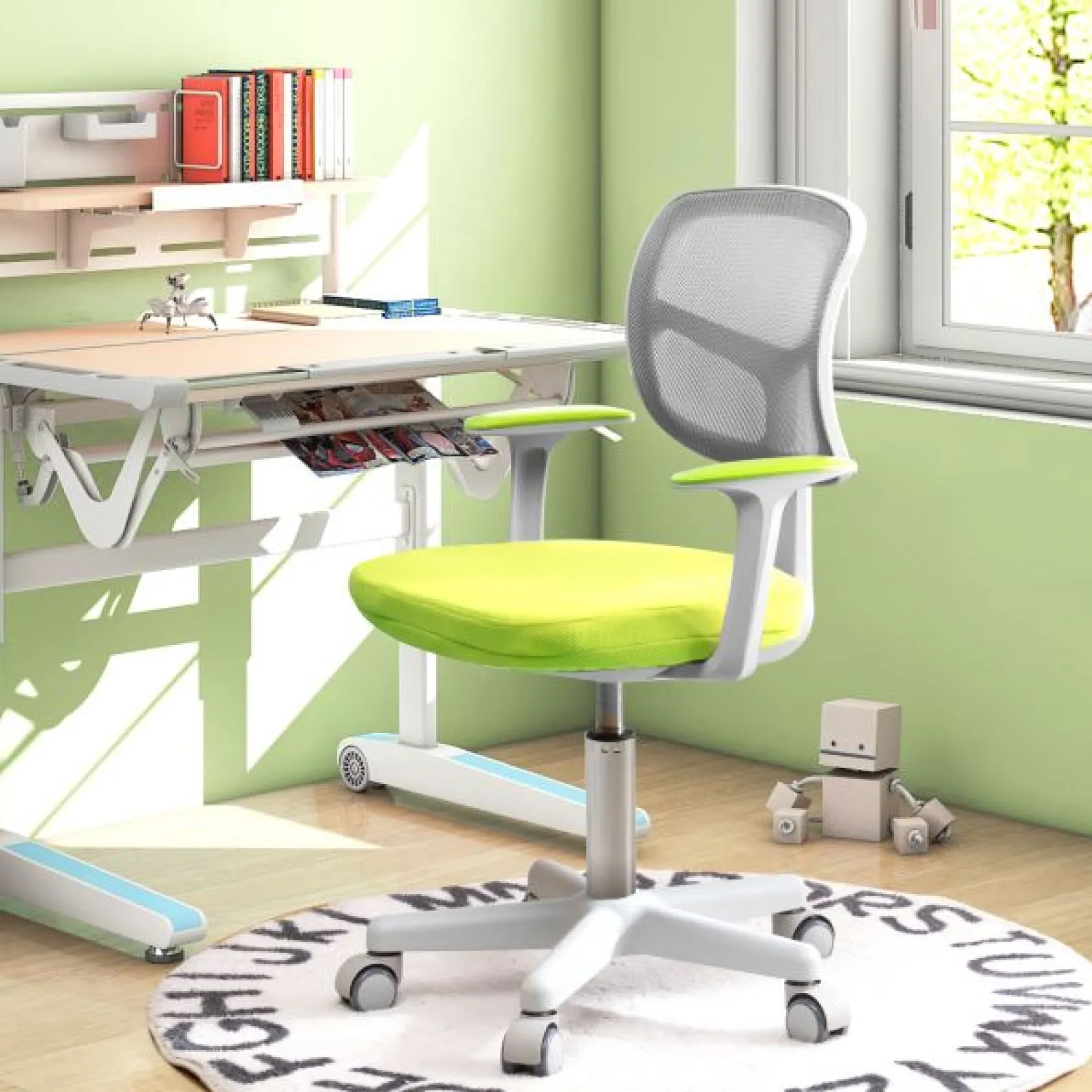 Little Helper Chairs & Stools | Spine Supporting Height Adjustable Ergonomic Childrens Desk Chair | Childrens Office Chair | 3-10 Years