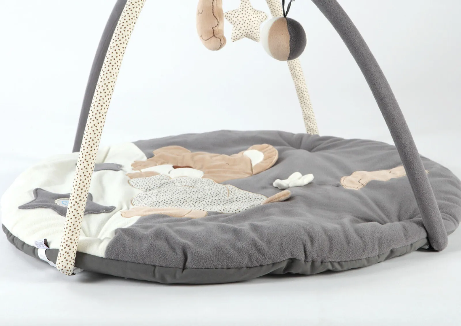 Little Helper Baby Play Gyms & Tummy Time & Activity Centres | Baby Changing Mats | Sumptuously Super Soft & Padded Baby Play Gym with 6 Sensory Toys | Activity Playmat