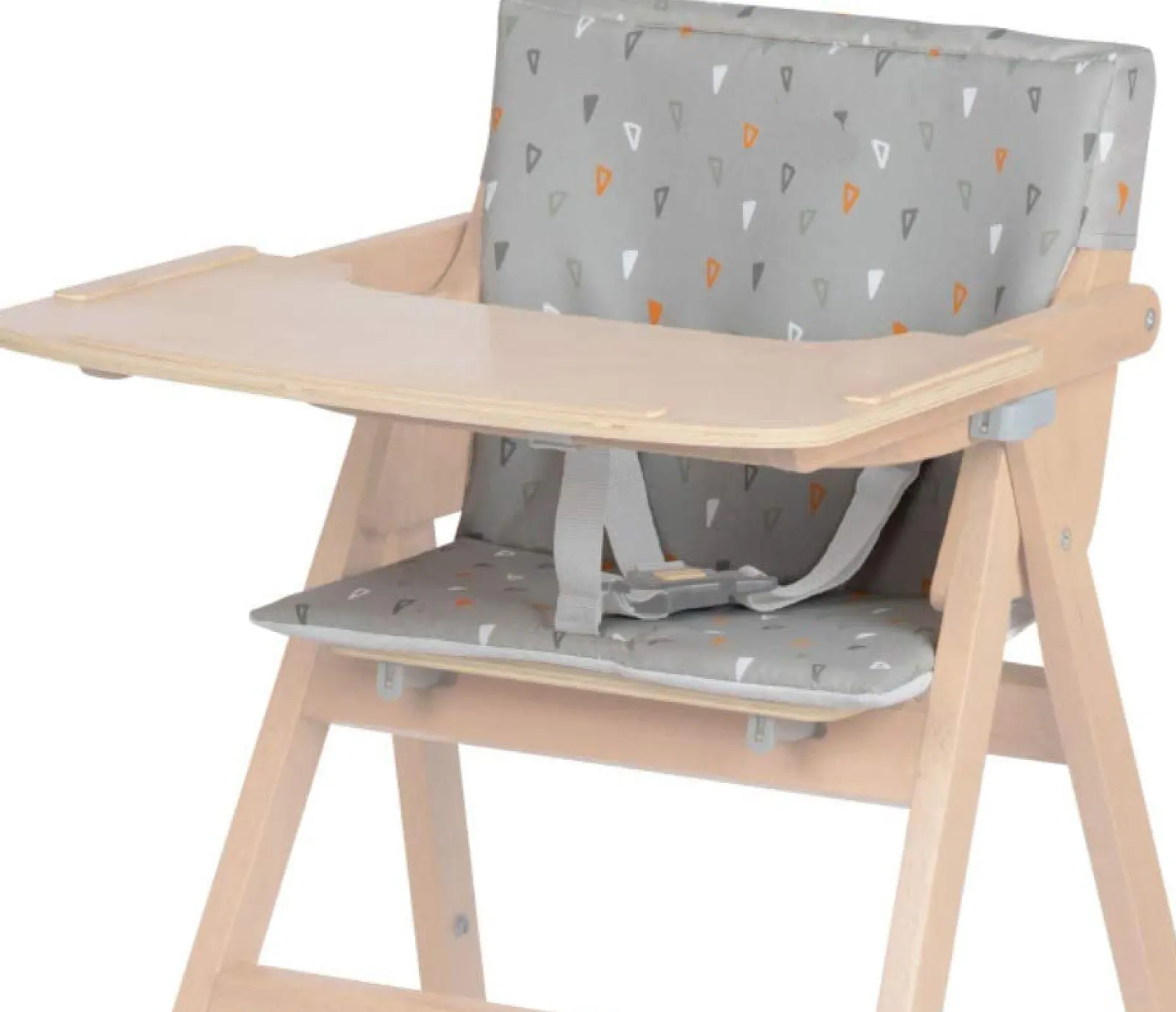 Little Helper High Chair Accessories & Inserts & Splash Mats & Cushions & Inserts | Super Soft & Padded High Chair Insert | Fully Washable | Compatible with 2-in-1 Folding Highchair | Soft Grey