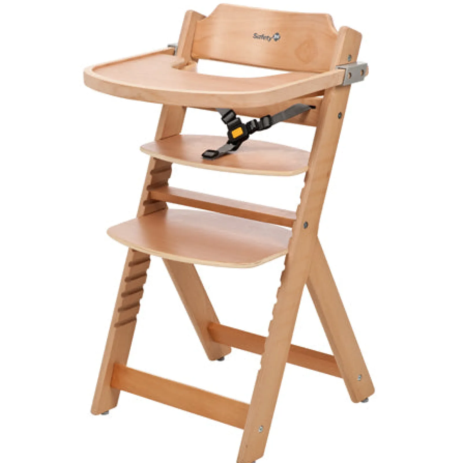 Little Helper High Chairs (wooden) | Timba Adjustable Height Wooden High Chair & Tray | Natural | 6m - 10 years