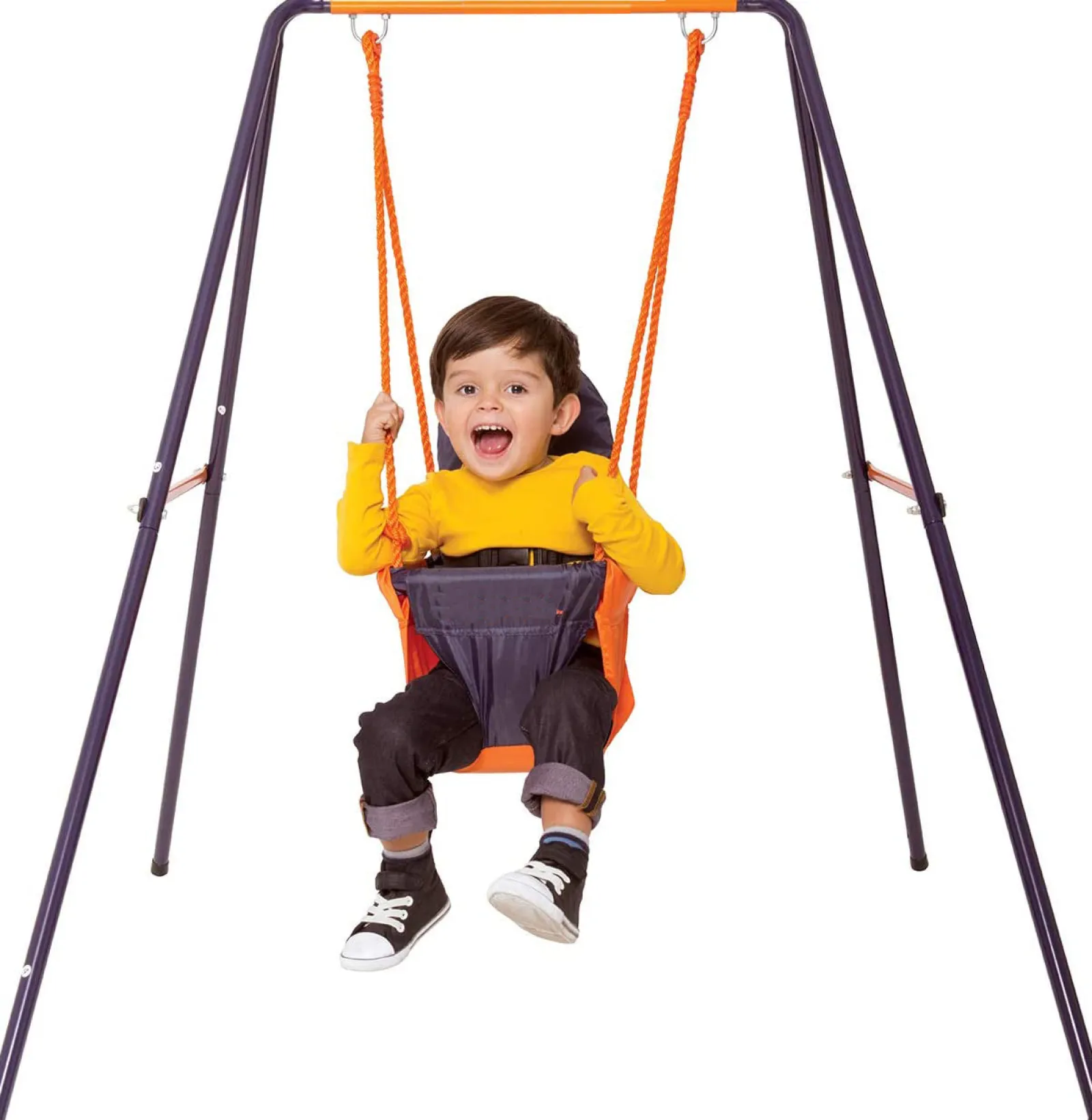 Little Helper Swing & Slide Sets & Garden Play & Trampolines | Toddler Swing | Folding Baby Swing With Baby Seat | 6m - 3 years