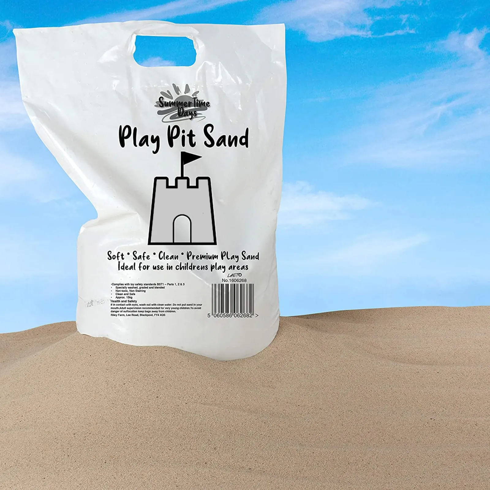 Little Helper Sand & Water Table & Sandpits & Mud Kitchens | Toxic-Free, Really Really Soft, Clean & SAFETY TESTED | Non Stain Play Pit Sand | Sandpit Sand