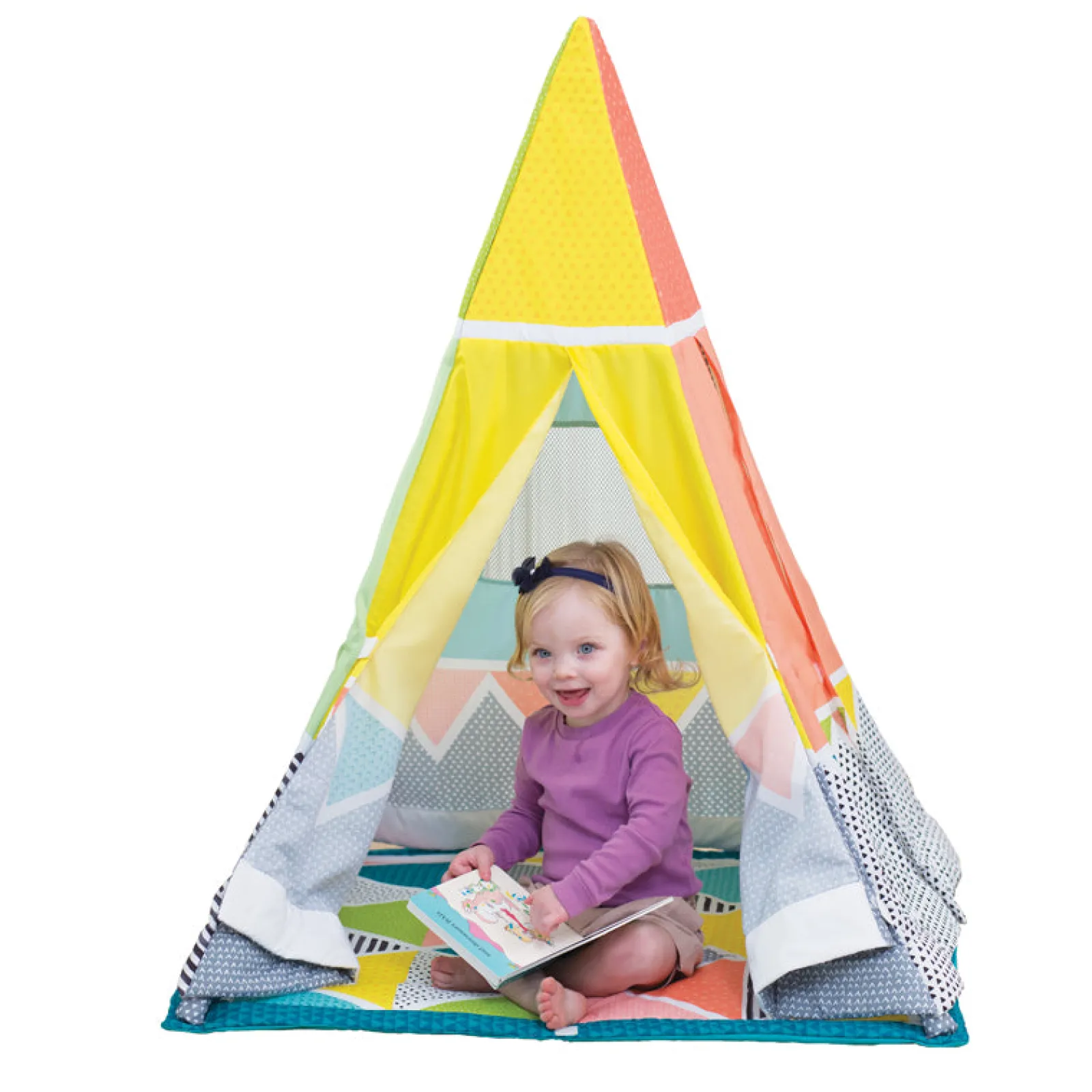 Little Helper Baby Play Gyms & Tummy Time & Activity Centres | Triangle Teepee | Grow-with-me Baby & Toddler Activity Gym | Baby Play Mat | Baby Gym