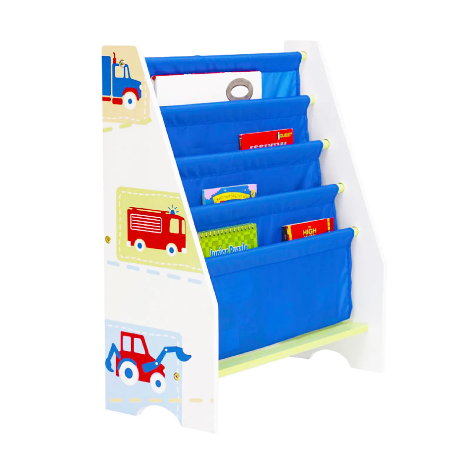 Little Helper Bookcases & Kids Bookshelves | Kids Bookcases & Kids Bookshelves | Trucks n Tractors Bookcase | Childrens Bookcase | Nursery Bookshelf