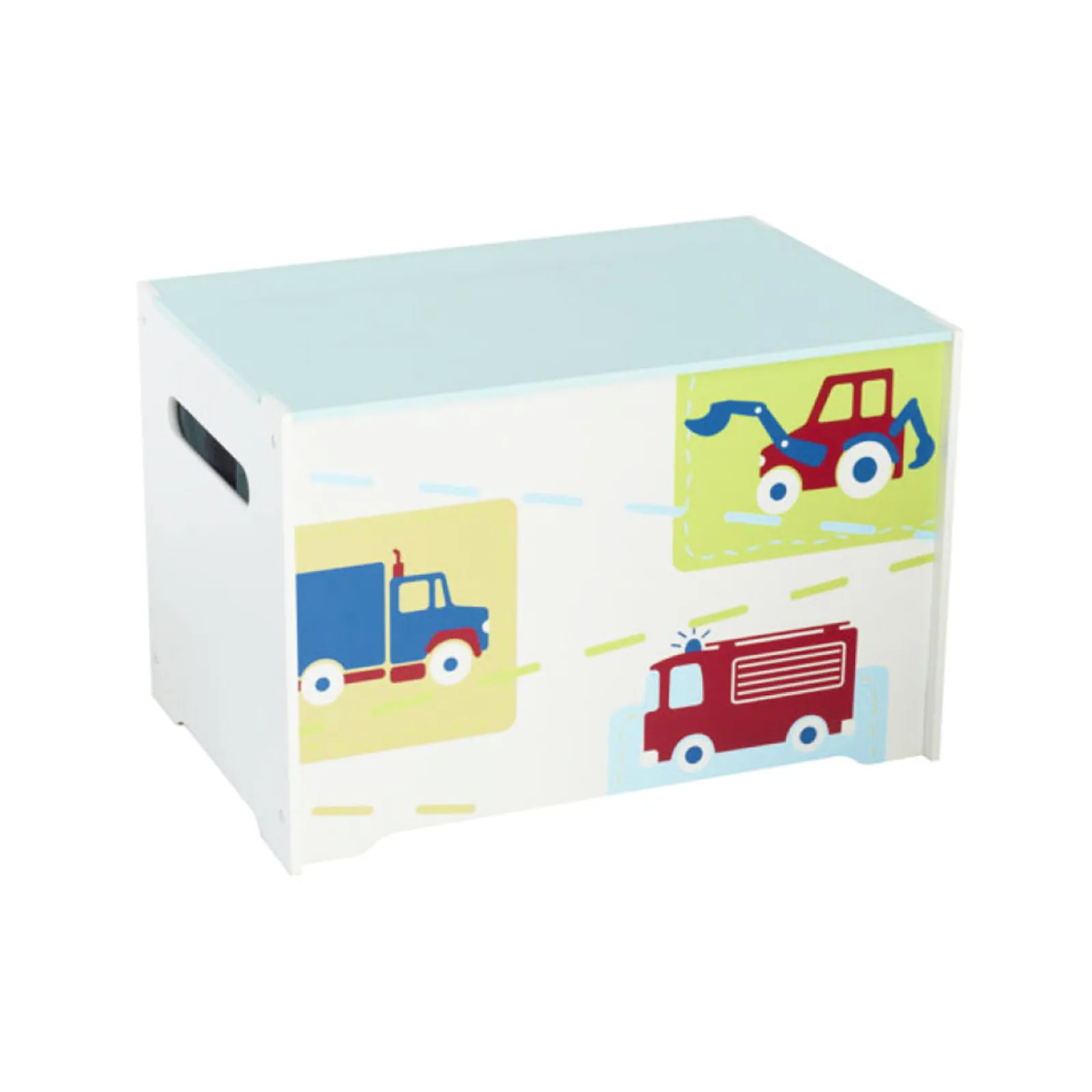 Little Helper Toy Box & Blanket Box | Toy Box & Blanket Box | Trucks 'n' Tractors Toy Box | Wooden Toy Box | Toy Storage Box