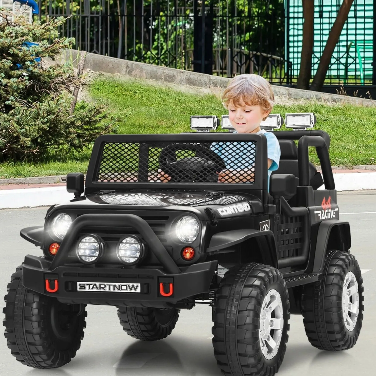 Little Helper Ride On Toys | 12V Ride On Electric Toy Truck | Remote Control with LED Lights | 3+ Years | 3 Colour Options