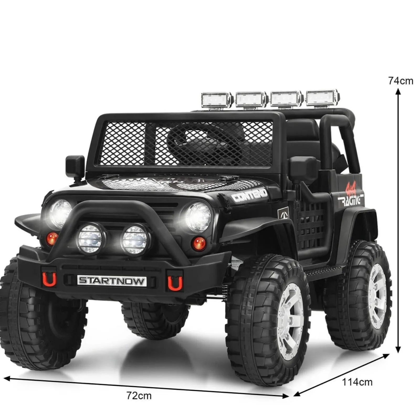 Little Helper Ride On Toys | 12V Ride On Electric Toy Truck | Remote Control with LED Lights | 3+ Years | 3 Colour Options