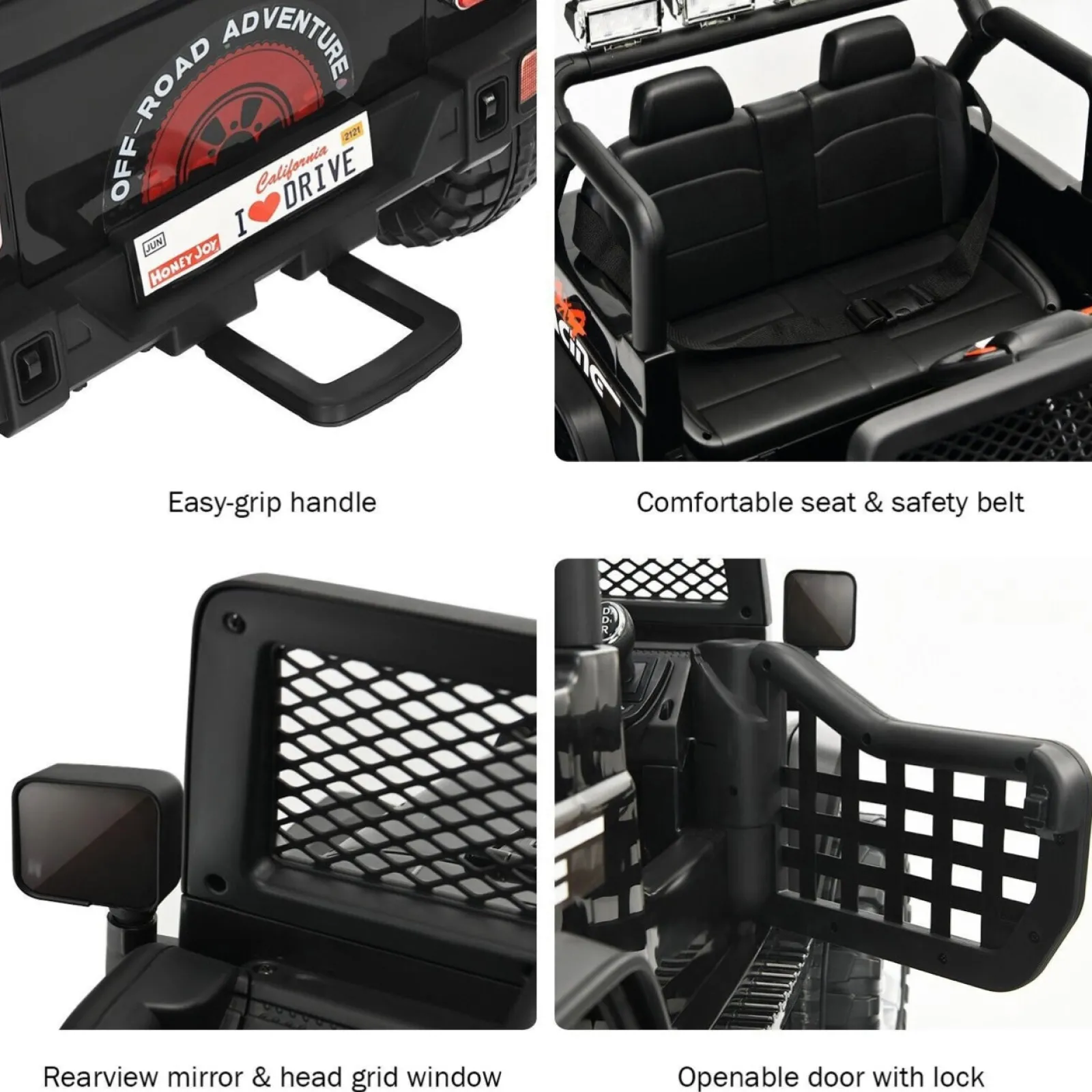 Little Helper Ride On Toys | 12V Ride On Electric Toy Truck | Remote Control with LED Lights | 3+ Years | 3 Colour Options