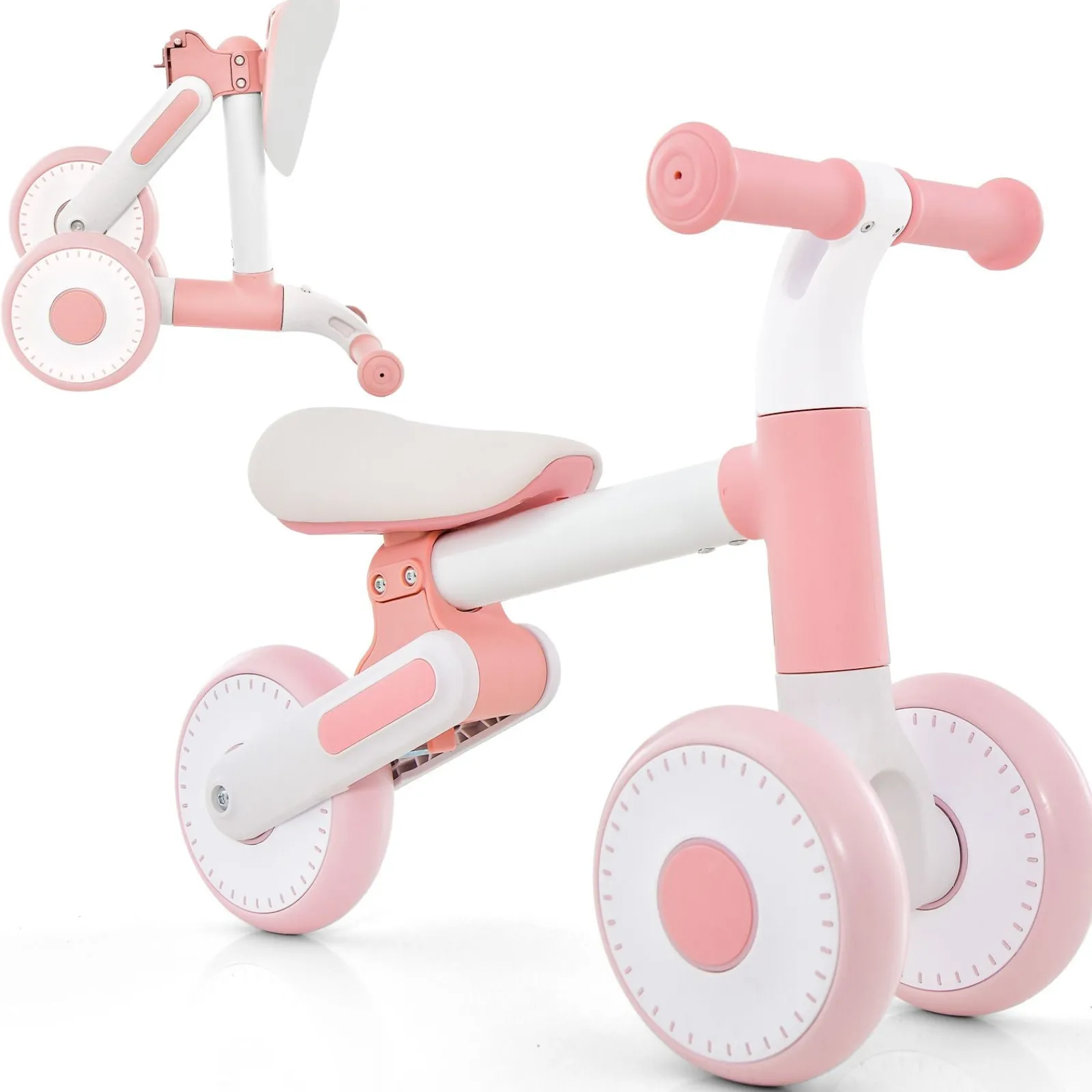 Little Helper Ride On Toys | Balance Bikes & Kids Scooters & Kids Bikes | 3 Wheel Push Along Training Bike | Balance Bike | Adjustable Seat Height | 2 Colours | 1-3 Years