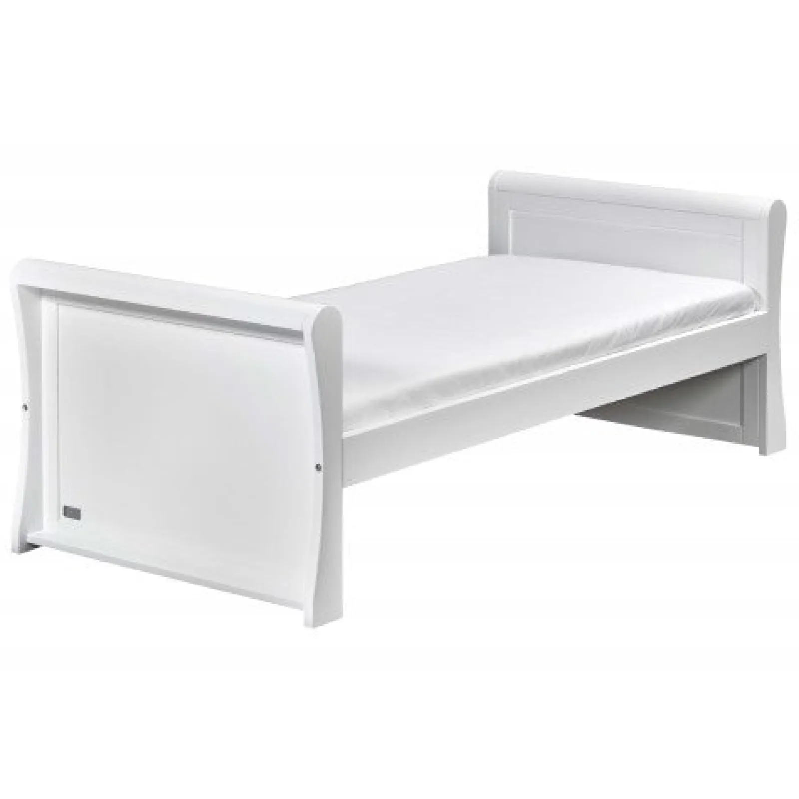 Little Helper Toddler Beds & Childrens Single Beds | Willow Toddlers Bed | Sleigh Bed | Pearl White