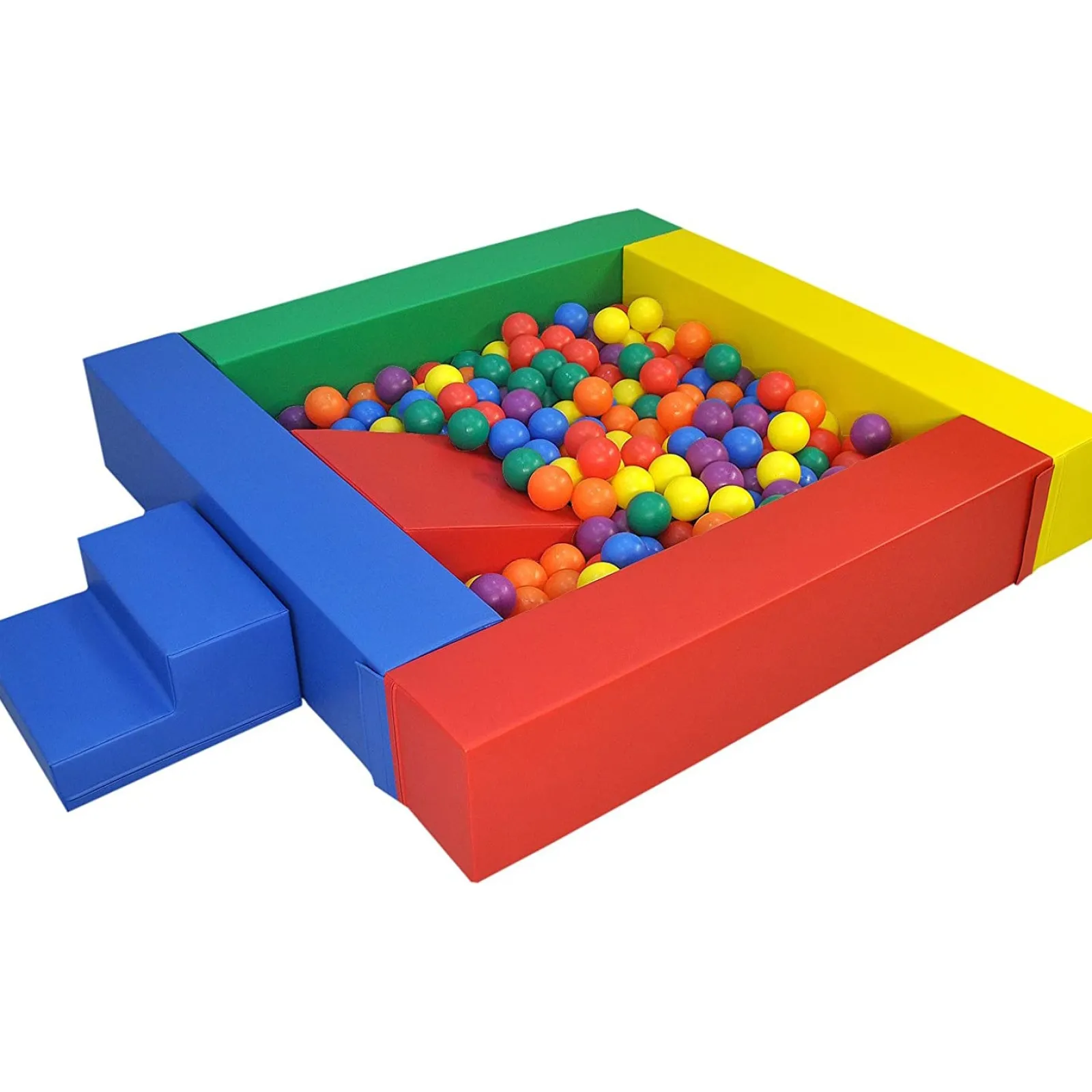 Little Helper Montessori Toys & Products | Ball Pits & Ball Pools | X-Large Montessori Ball Pit Soft Play Set | Ball Pool with Floor Mat & Option of Steps & Slide | 3m+