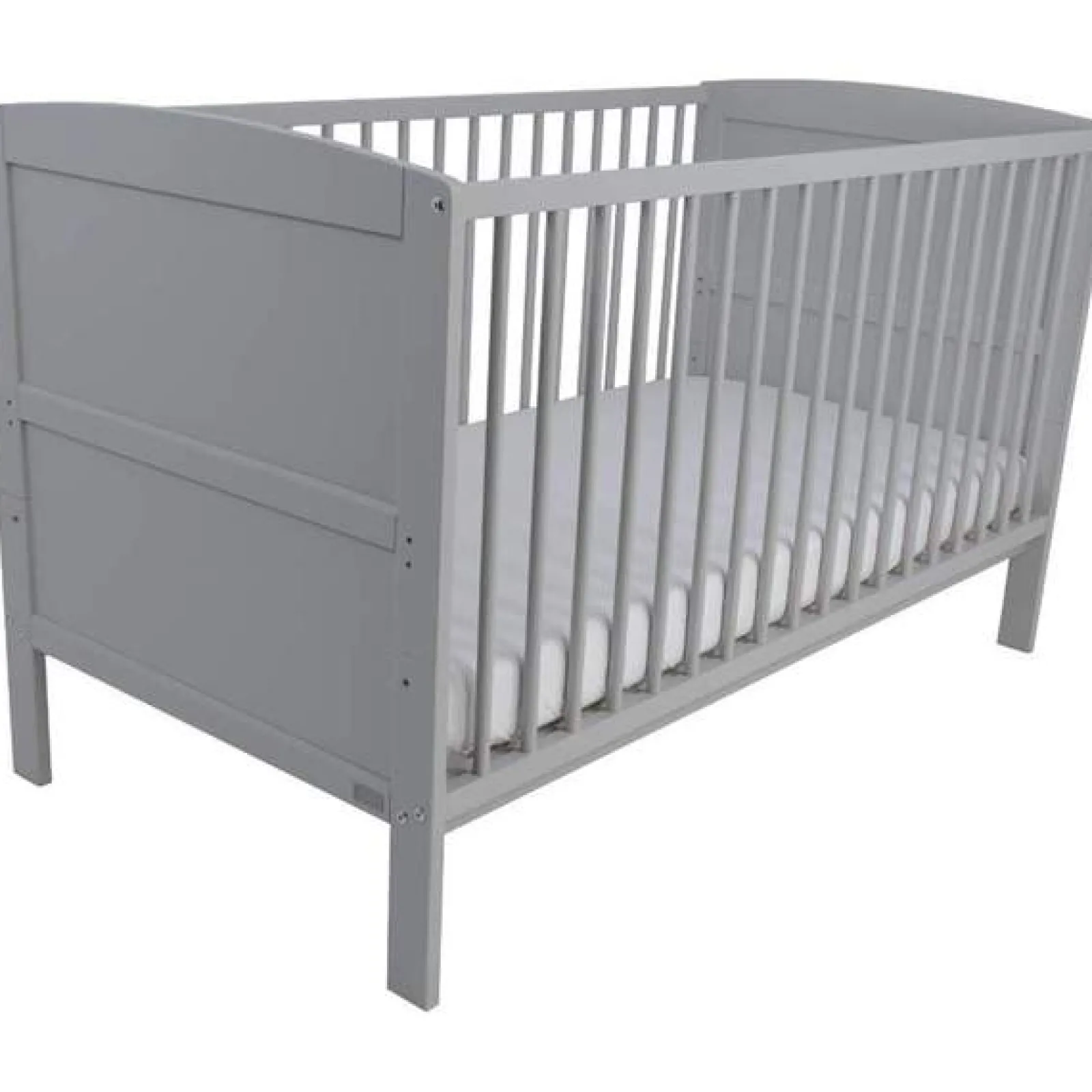 Little Helper Cot Beds | Cot Beds | ZigZag Wooden Cot Bed | Pebble Grey